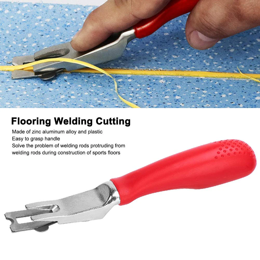 Paring Knife for Trimming Floor Weld Surfaces, 180mm Manual Welding Leveling Machine Made of Zinc Aluminium Alloy and PVC Vinyl Floors with 3 Blades - Image 5