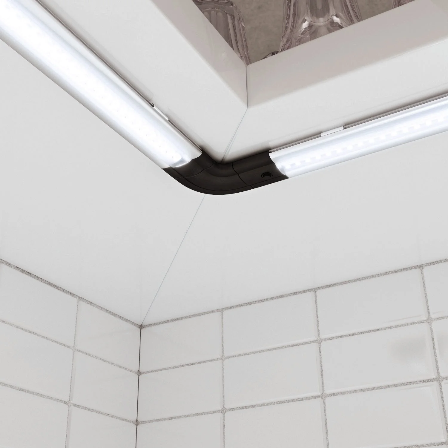 Parlat LED Under-Unit Light, Siris, with Switch, Flat, 500 mm, 24 V DC, 400 lm, 6 W - Choice of Set Set of 2 Light Colour: White - Image 5