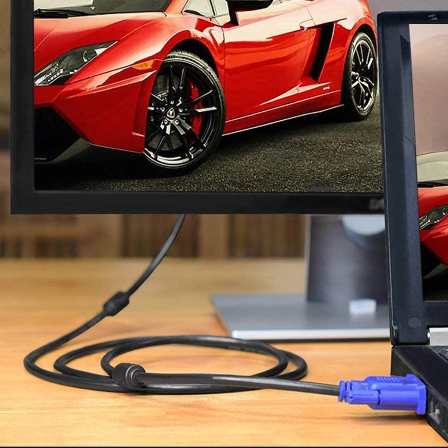 PASOW VGA to VGA Monitor Cable HD15 Male to Male for TV Computer Projector (1.5 Feet) 1.5 Feet - Image 7