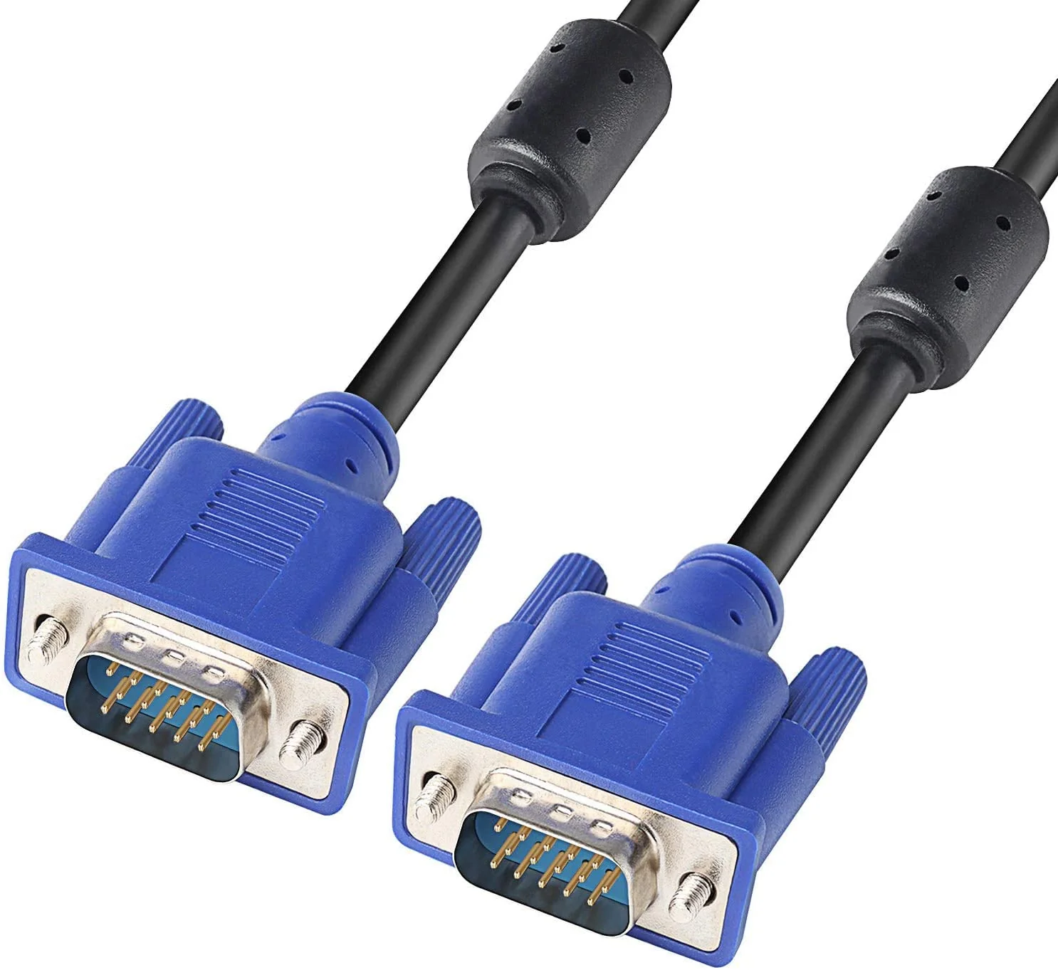 PASOW VGA to VGA Monitor Cable HD15 Male to Male for TV Computer Projector (50 Feet) 50 Feet - Image 2