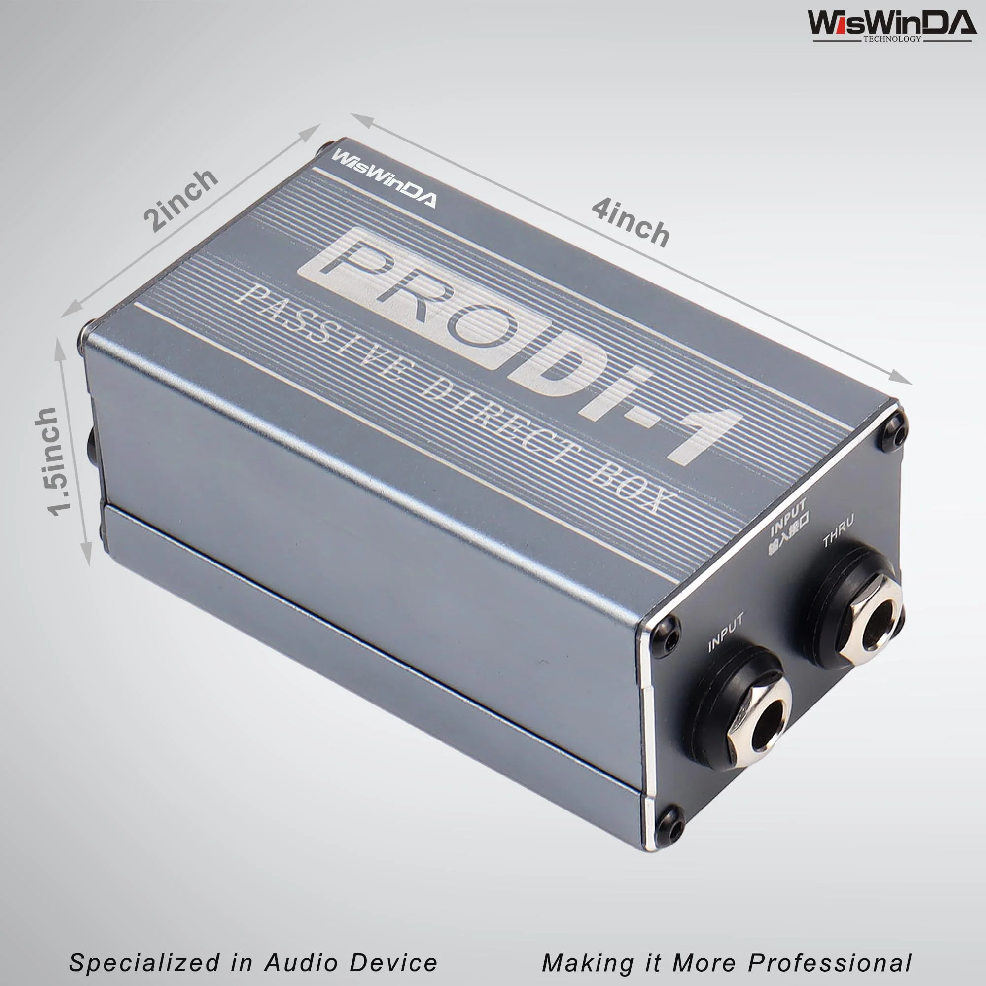 Passive Stereo Direct Box Single Channel Pro XLR Input 1/4” Output Low Distortion Free Phase Distortion for Musical Instruments (Single Channel Pro Passive Direct Box) Single Channel Pro Passive Direct Box - Image 5