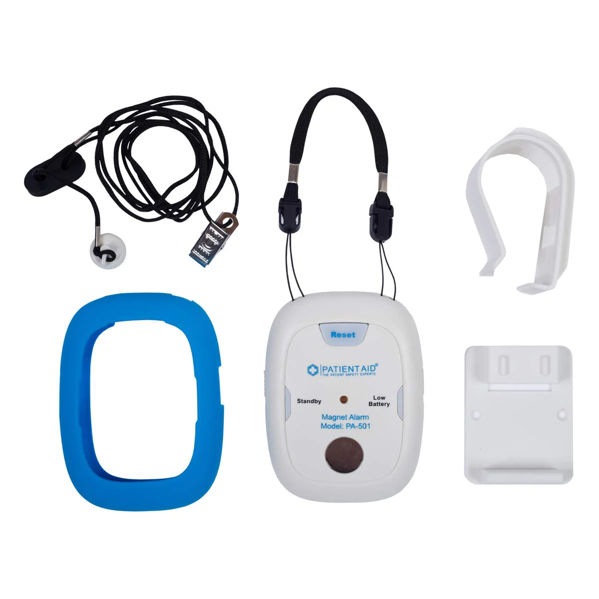 Patient Aid Chair & Bed Alarm - Magnet Pull Cord Alarm for Elderly & Dementia Patients - Helps Prevent Falling & Wandering - with Battery, Magnetic Caregiver Alert & 3 Mounting Options - Image 4