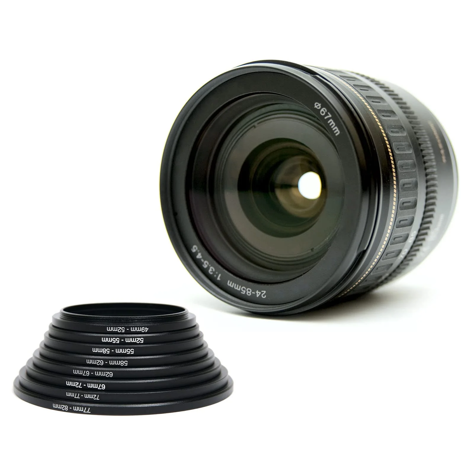 PATIKIL 105mm-95mm Metal Step Down Ring, Camera Lens Filter Adapter Ring Aluminum Filter Adapter Ring for Camera Lenses Hood, Black - Image 5