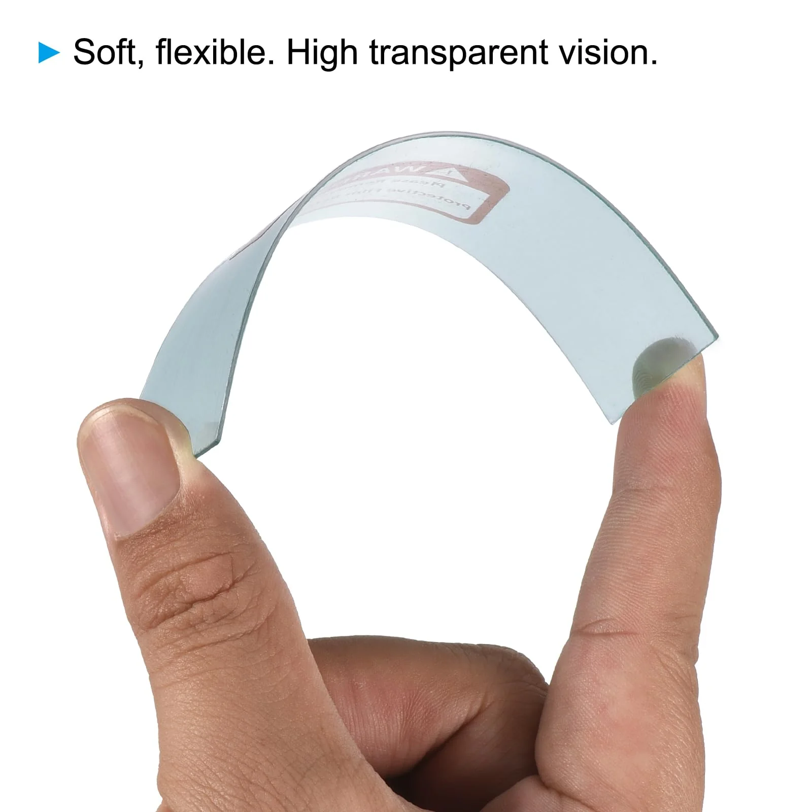 PATIKIL 4.3 x 3.5 Inch Welding Protection Lens, 20 Pack Transparent Right Angle Protective Replacement for Solar, Clear - Image 4