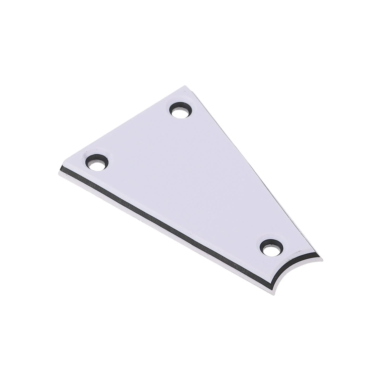 PATIKIL Metal Guitar Rod Cover Plate 3 Ply 3 Holes White for Electric Guitar Bass Accessory 2pcs - Image 4