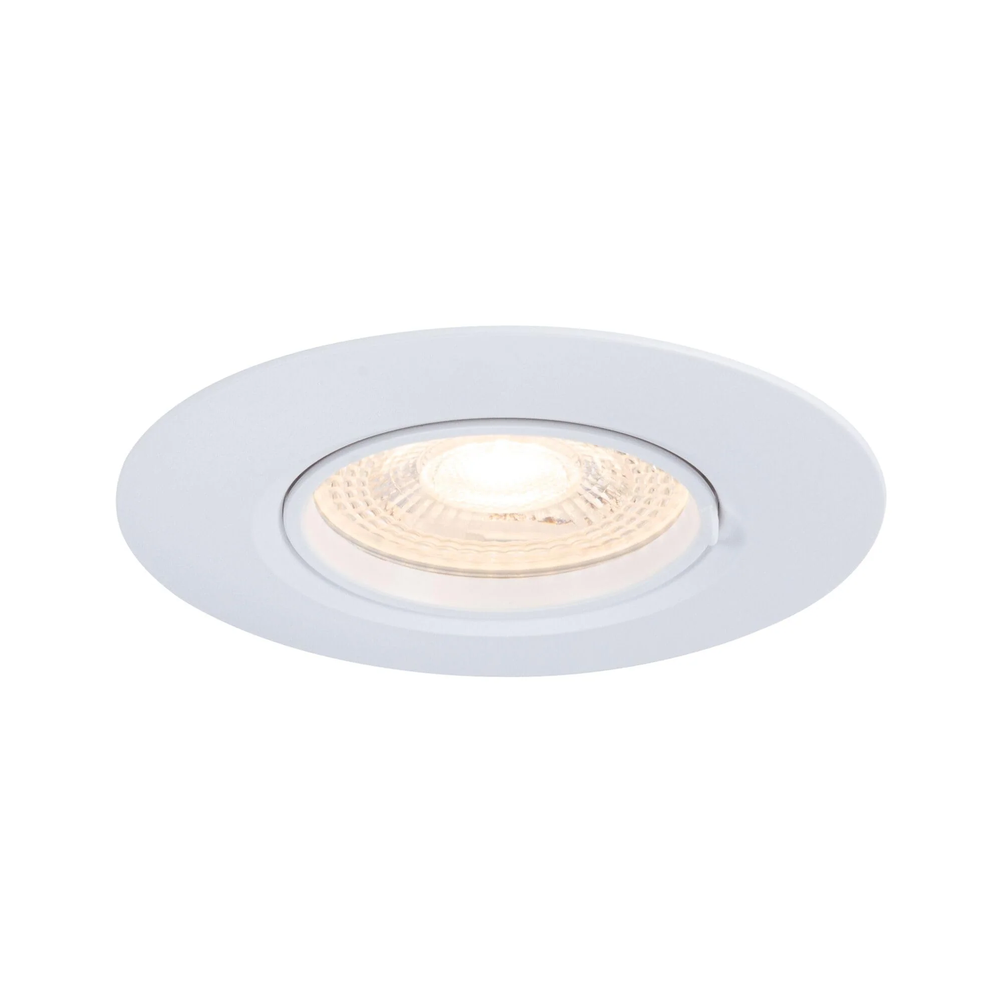 Paulmann 92112 Recessed Light Set of 3 Rigid Round 90 mm GU10 Max. 3 x 10 W 230 V White Recessed Lamp - Image 8