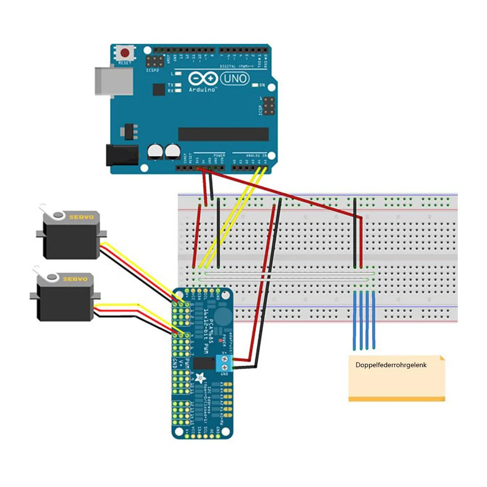 PCA9685 PWM Motor Driver 16 Channel 12-Bit PWM IIC Module for AR Duino Robot Control Electronic Expansion Sector Pack of 2 - Image 4