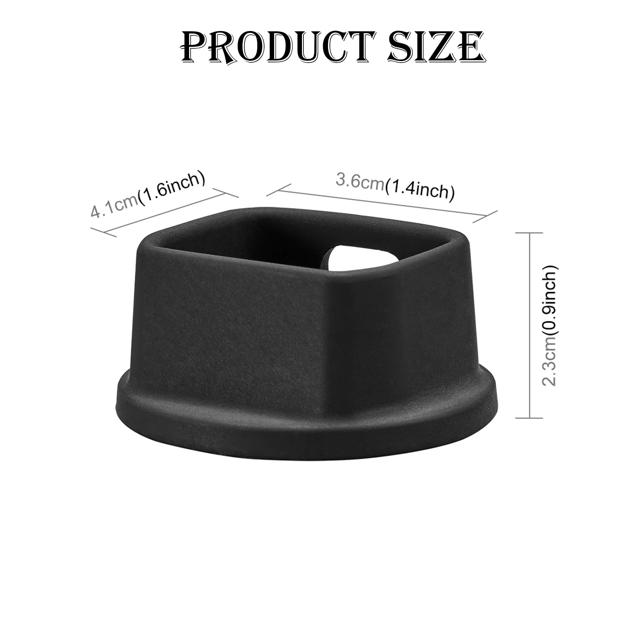 PCTC Silicone Non-Slip Desktop Mount for DJI Osmo Pocket 3, Lightweight and Compact, OSMO Pocket 3 Accessories (Silicone Black) Non-Slip Mount-B - Image 2