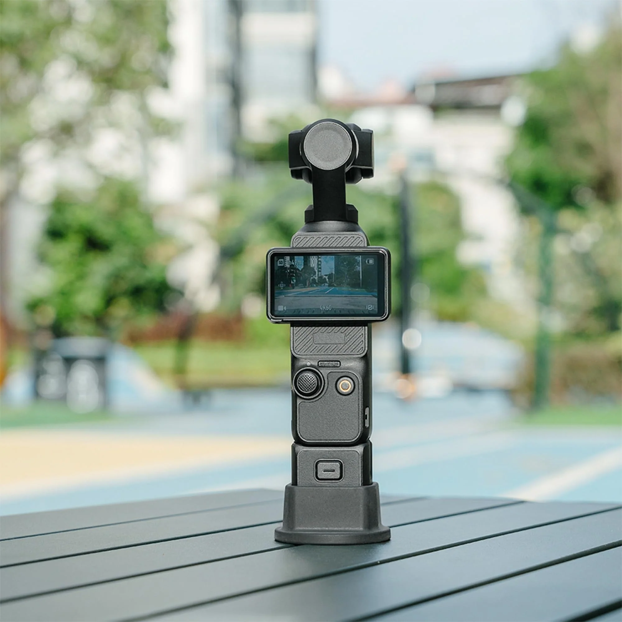 PCTC Silicone Non-Slip Desktop Mount for DJI Osmo Pocket 3, Lightweight and Compact, OSMO Pocket 3 Accessories (Silicone Black) Non-Slip Mount-B - Image 5