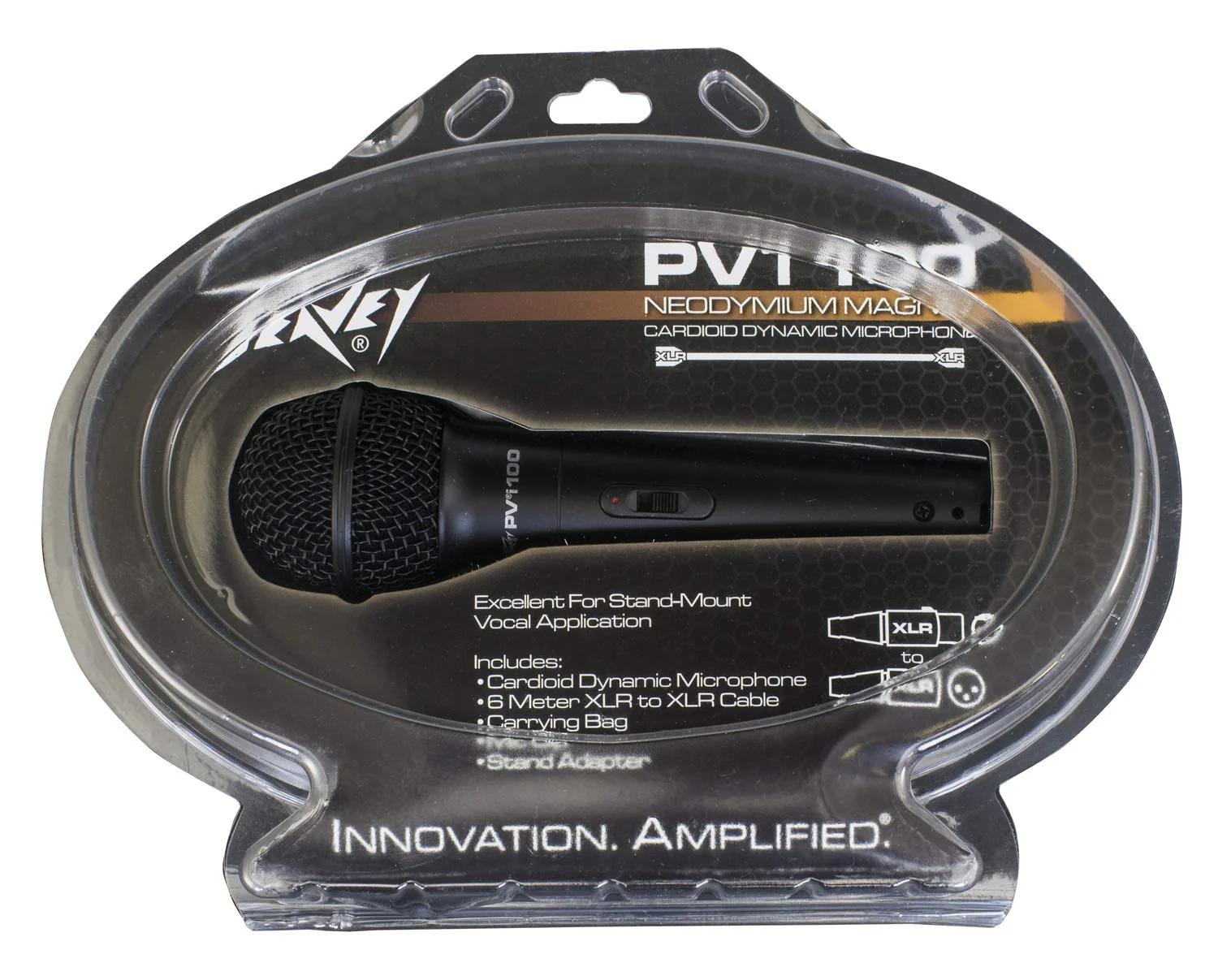 Peavey PVi 100 XLR Dynamic Cardioid Microphone with XLR Cable - Image 2