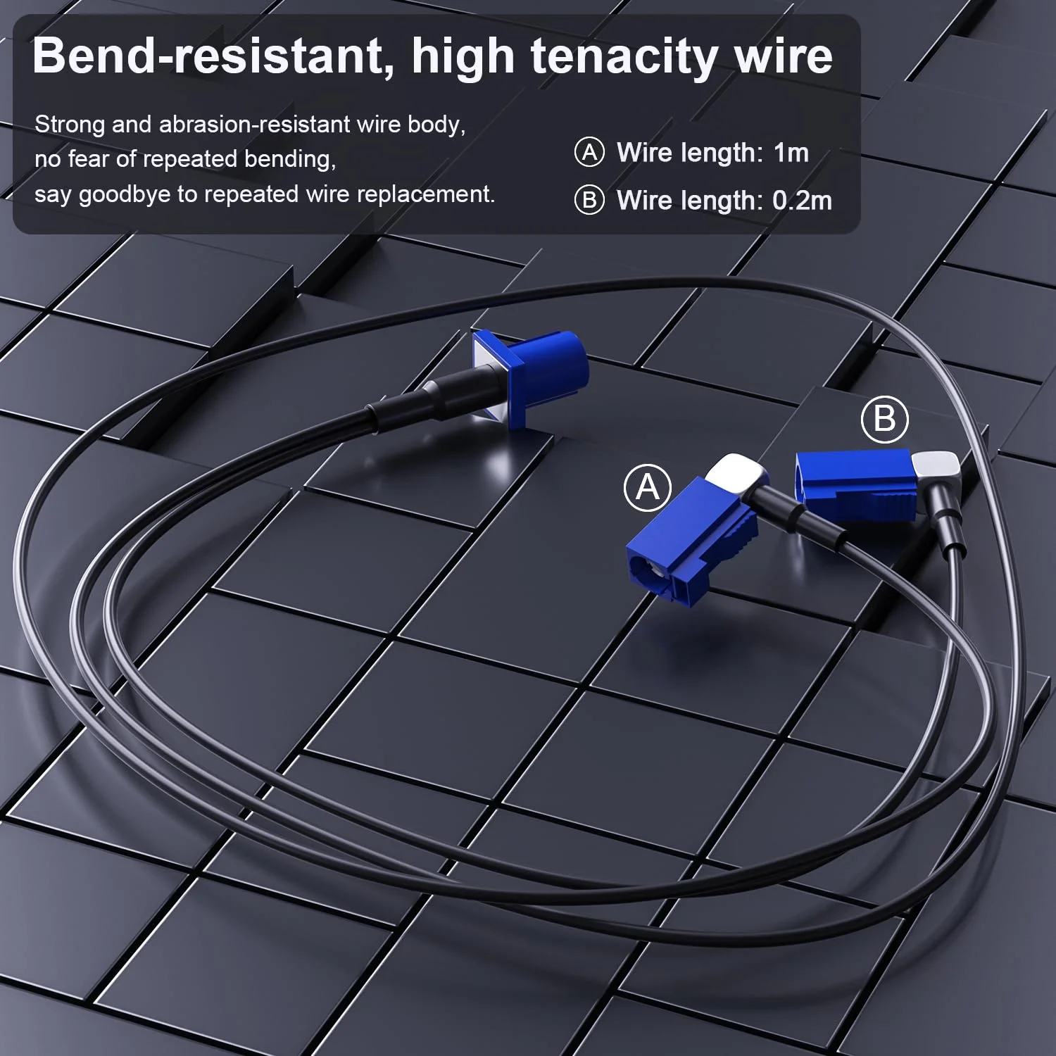 PEMP GPS Antenna Adapter 1 Fakra Male to 2 Female Sockets for Between The Car Radio Android Screen and The OEM Head Unit. GPS ADAP F-2F - Image 4