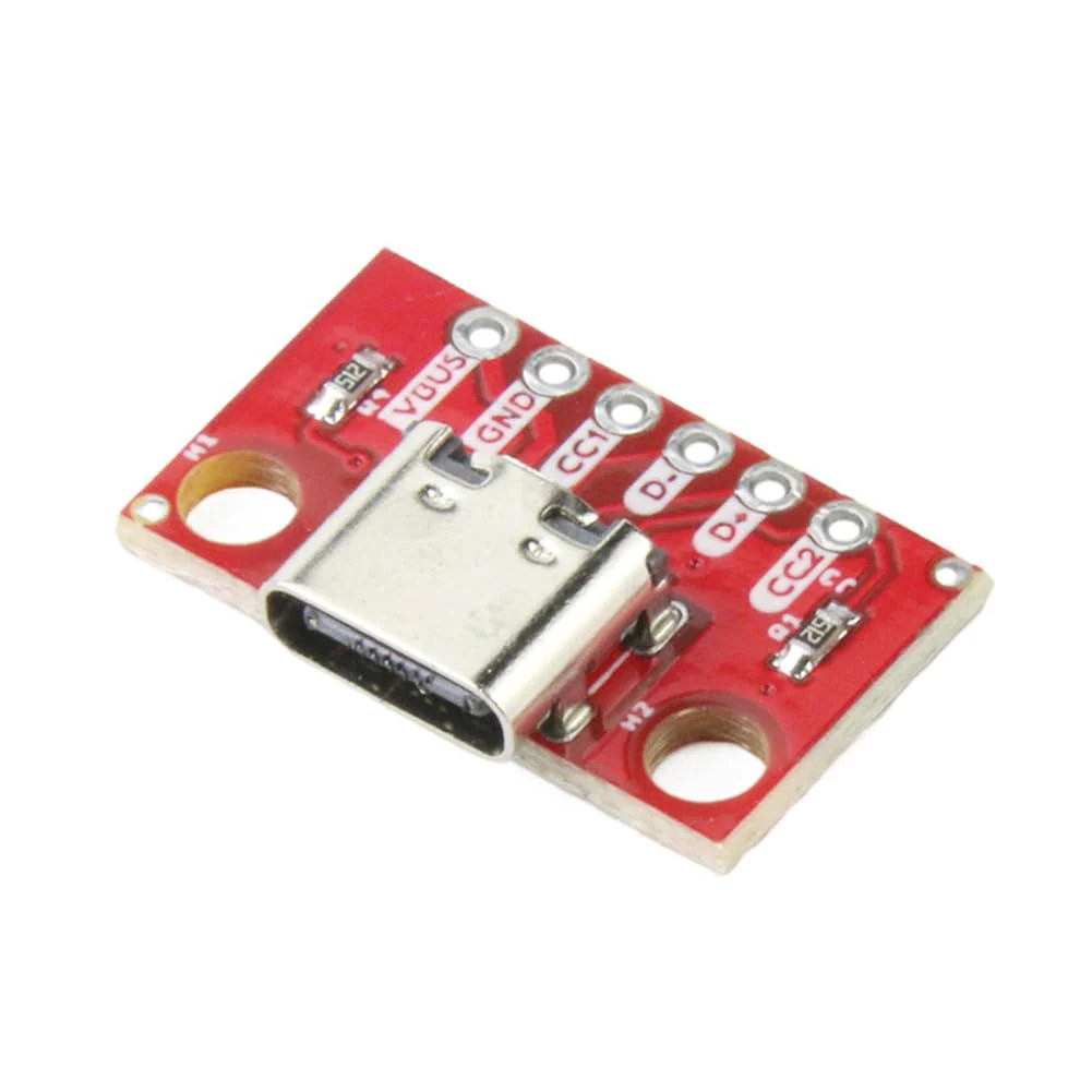 PENGLIN 5pcs USB Type C Breakout Board Serial Breakout Socket 6P 2.54 mm PCB Converter Board 5 x USB C - Image 8