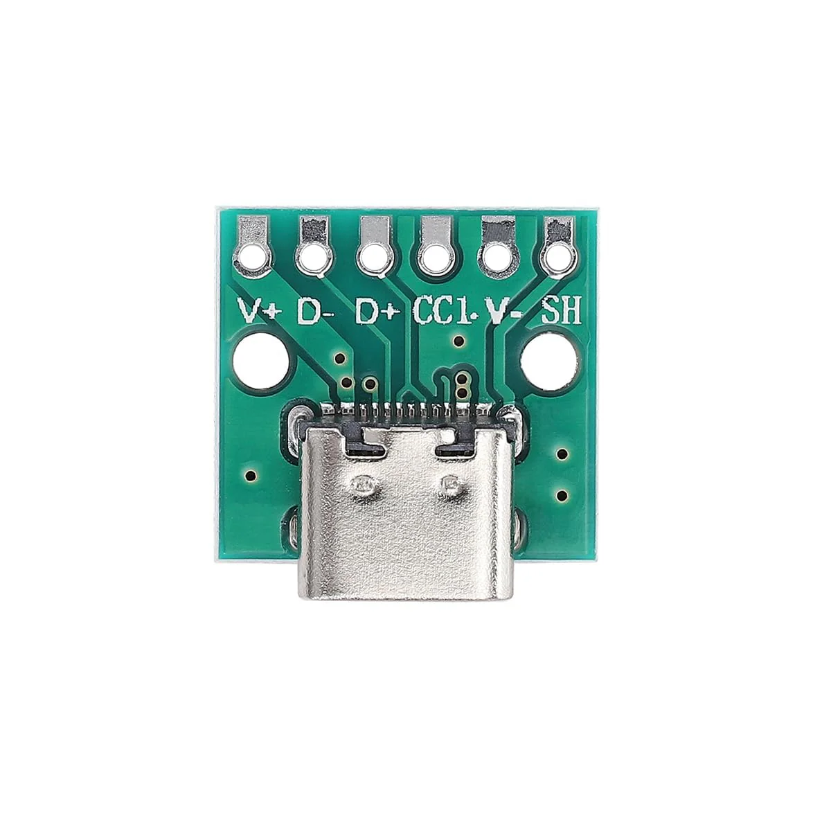 PENGLIN Pack of 10 USB Type C Female to DIP Adapter with Test Board 2.54 mm Pitch, USB 3.1 Type C to 6P DIP Adapter Converter for DIY - Image 4