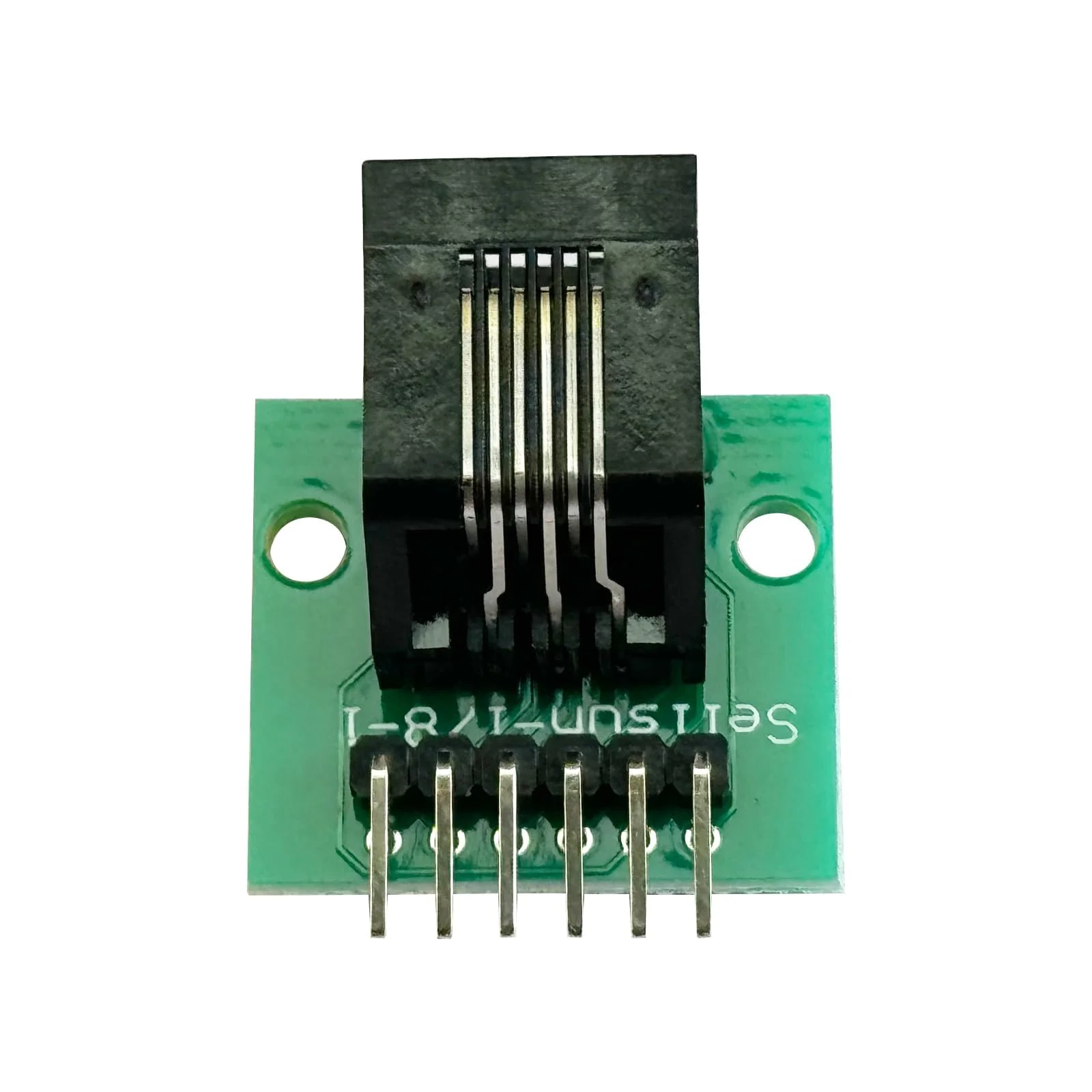 PENGLIN RJ11 Socket with Circuit Board, RJ11 6P6C Breakout Board with Pin, RJ11 6-pin Telephone Socket Adapter, Pack of 2 - Image 6