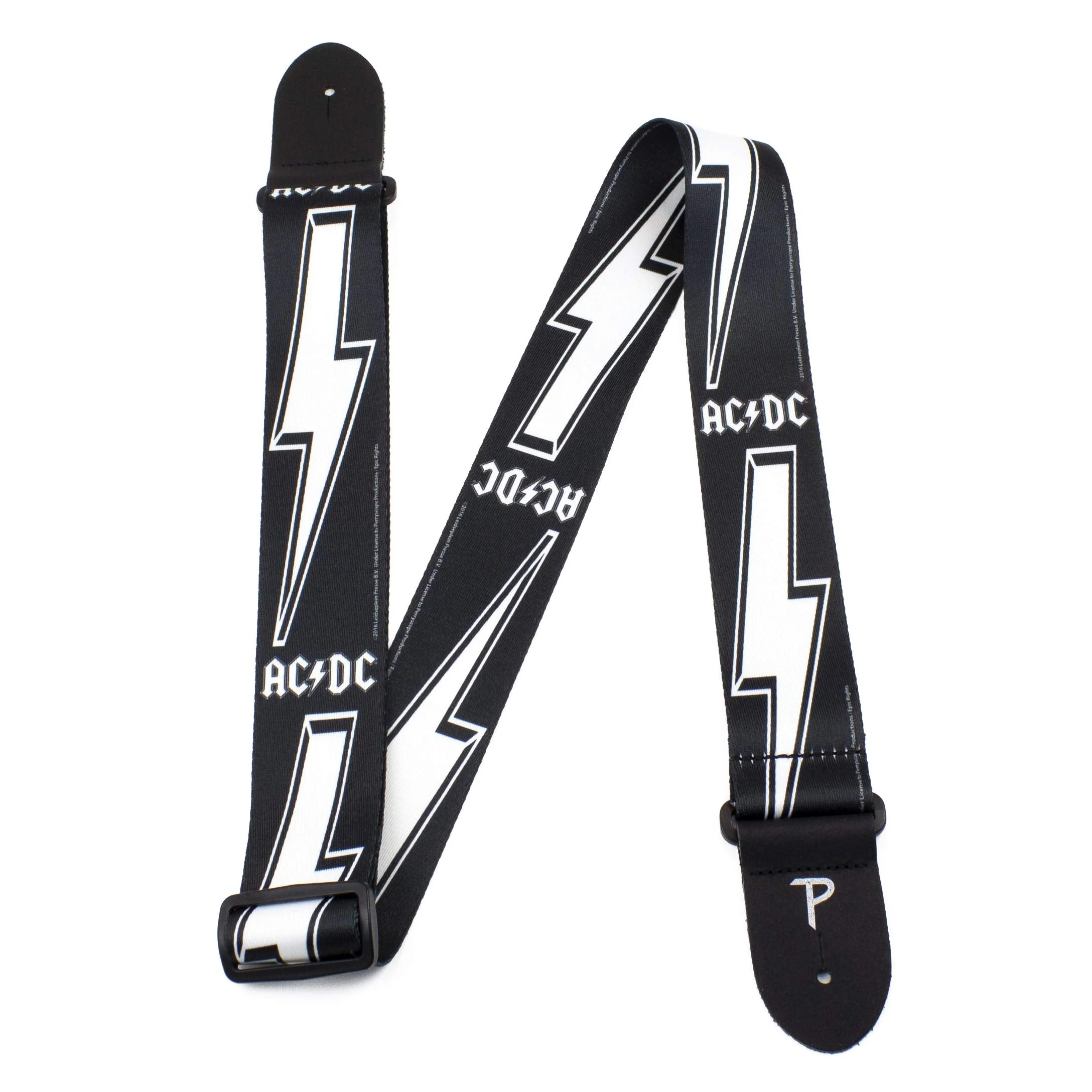 Perri's Leathers Ltd. - AC/DC Official Licensed Accessories - Polyester Guitar Strap and Guitar Picks Acdc Bolt - Image 5
