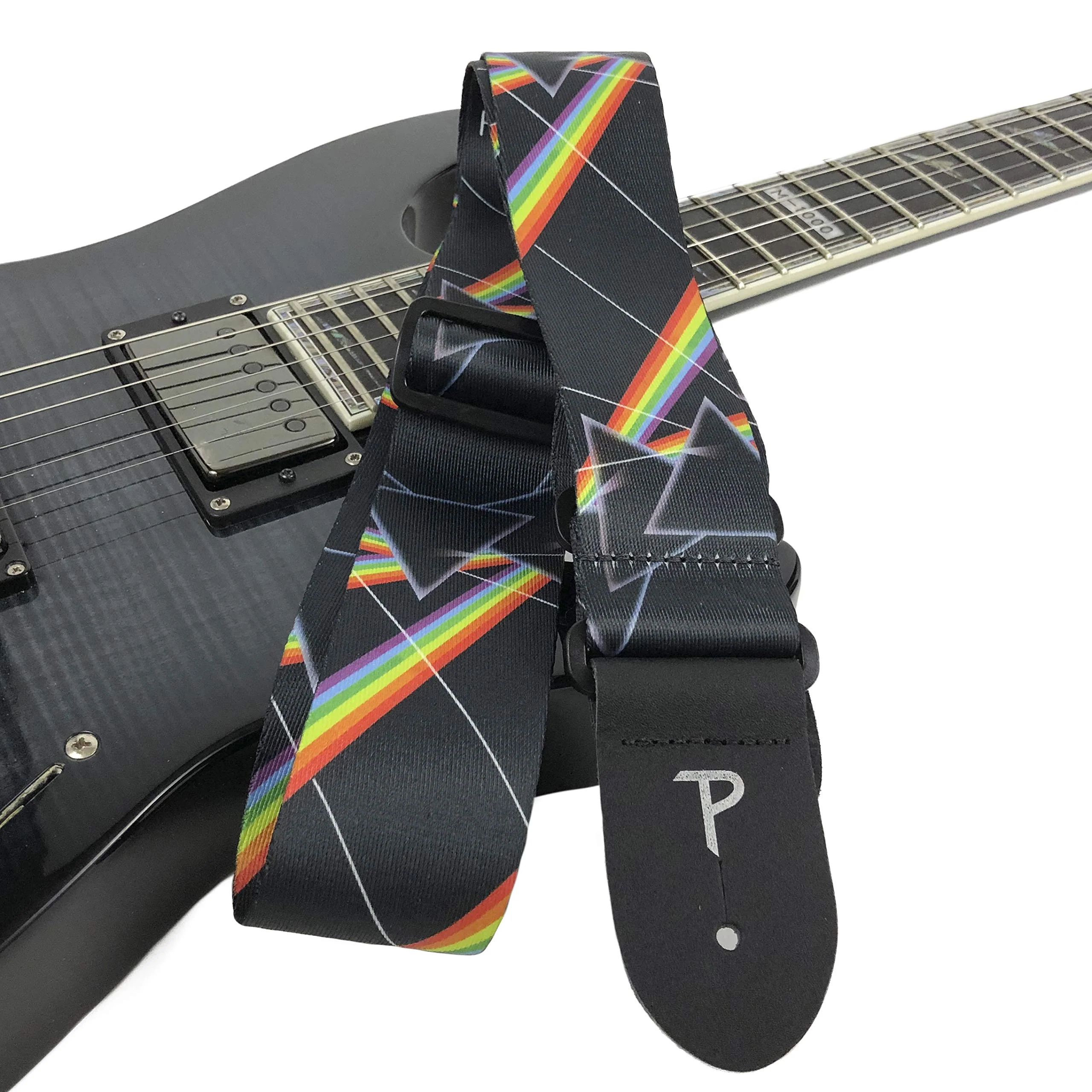 Perri's Leathers Ltd. - Pink Floyd Official Licensed Polyester Guitar Strap - Adjustable Guitar Strap from 39" to 58" for Electric, Bass, Acoustic Guitar (LPCP-8090) 39" to 58" Pick Floyd Strap - Image 3