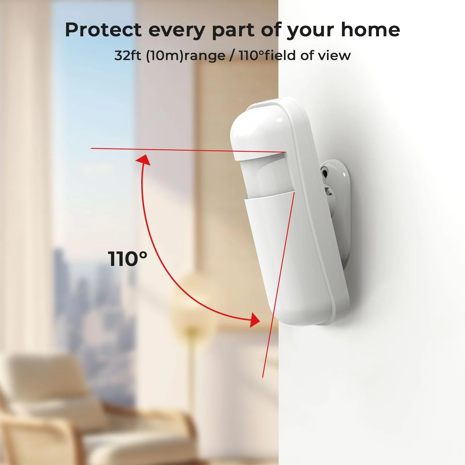 PGST Home Security Systems 8-Piece Kit,Alarm System for Home Security,App Alerts,Door Sensors,Motion Detection,WiFi Alarm,Compatible with Alexa,No Subscription,for Home Security and Kids Safety 8-Kits-A - Image 3