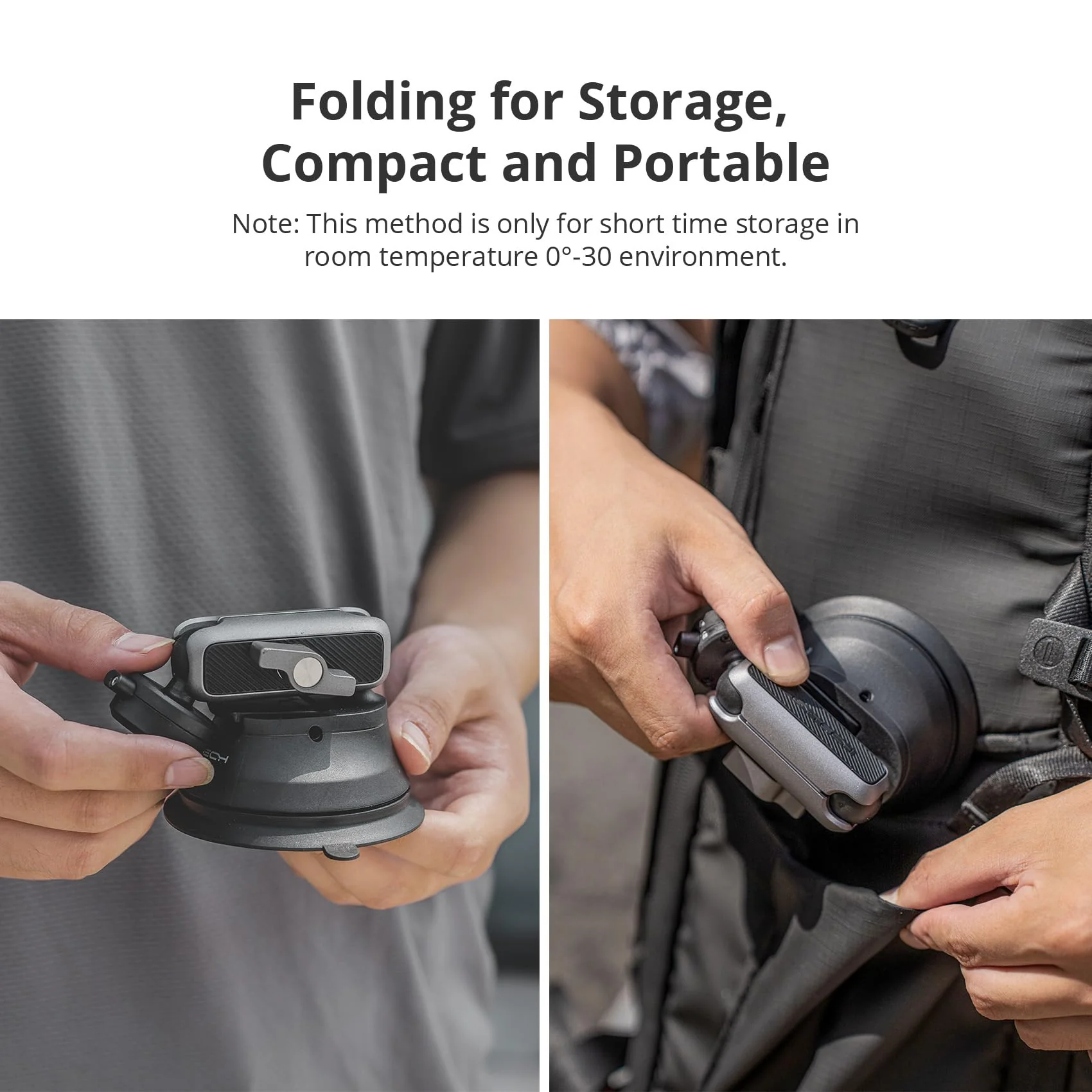 PGYTECH CapLock Suction Cup Mount Compatible for DJI OSMO Action 4/3/2, Gopro 11/10/9/8, OSMO Pocket 2, Insta360 ONE RS, R, ONE X3, X2 with 1/4"-20 Standard Thread Adapter Suction Mount - Image 7