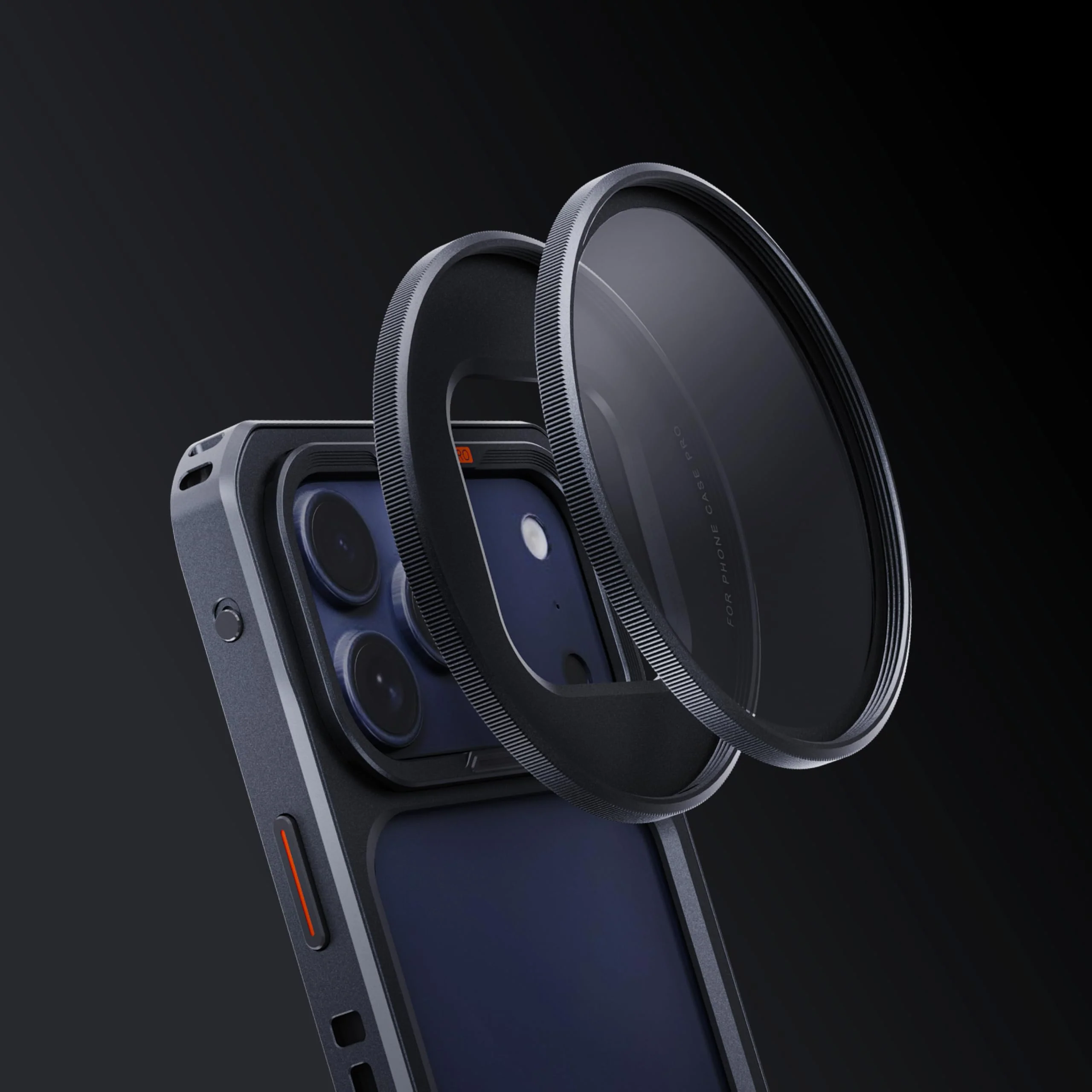 PGYTECH ProShot 67mm Filter Adapter Ring for iPhone 17 Pro & Pro Max, Magnetic Clip-On Lens Mount for ND/CPL/Variable ND Filters, Compatible with ProShot Cage - Image 2