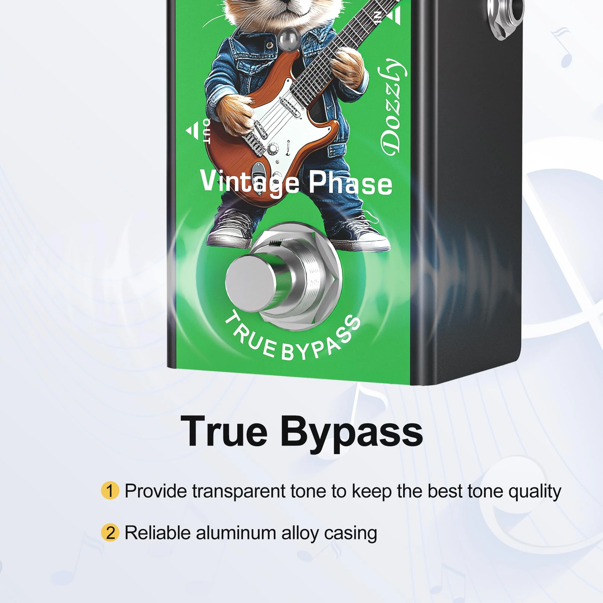 Phaser Guitar Pedal Vintage Phase Electric Guitar Effects Pedal DC 9V True Bypass Vintage Phase Pedal - Image 3