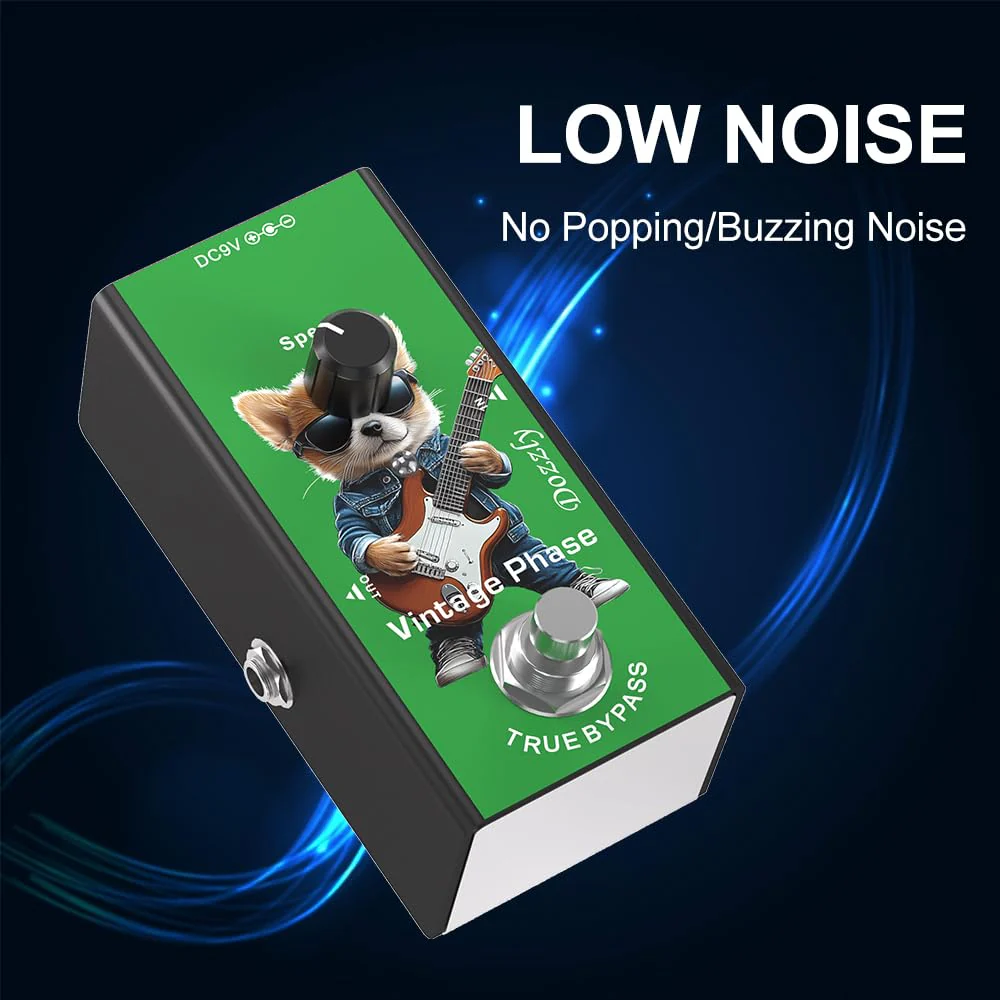 Phaser Guitar Pedal Vintage Phase Electric Guitar Effects Pedal DC 9V True Bypass Vintage Phase Pedal - Image 4
