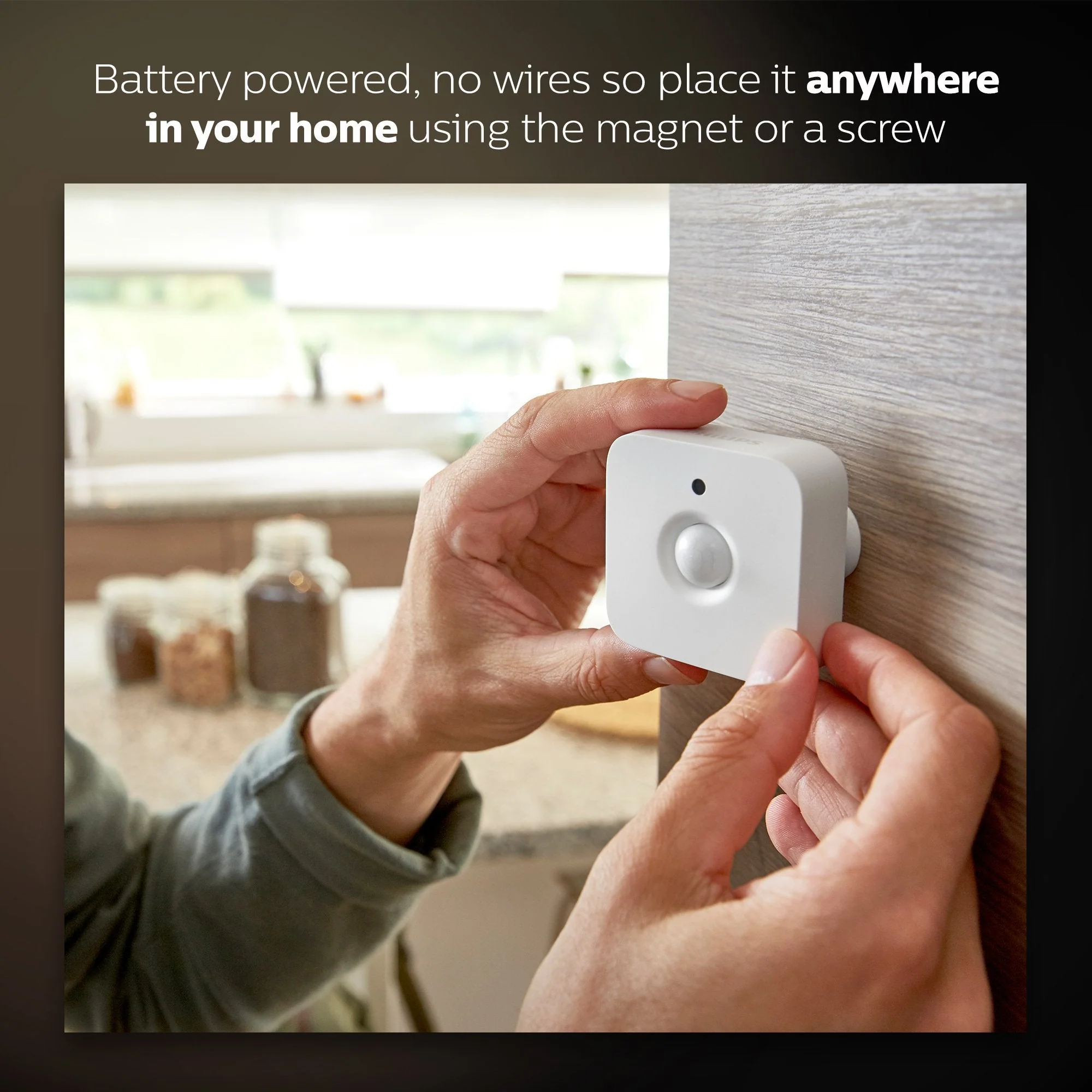 Philips Hue Motion Sensor - Exclusively for Philips Hue Smart Lights - Requires Hue Bridge - Easy No-Wire Installation - Image 5