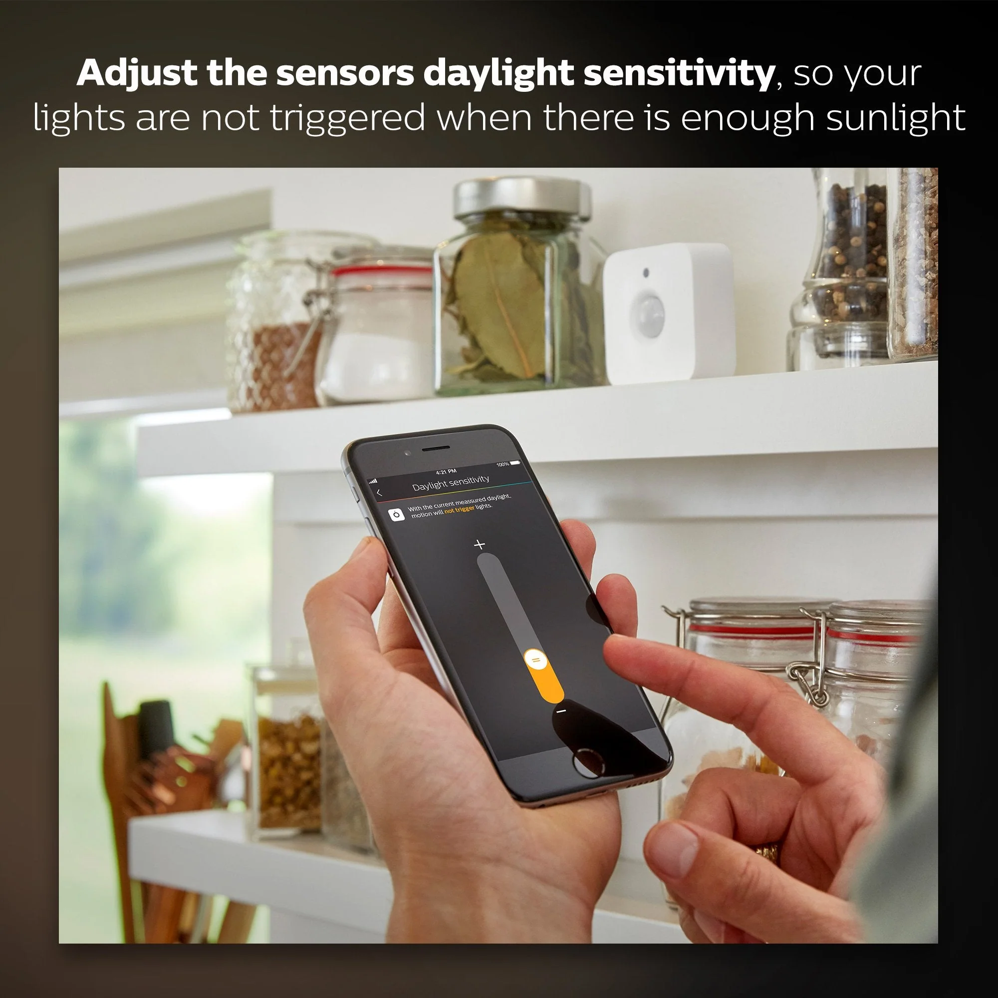 Philips Hue Motion Sensor - Exclusively for Philips Hue Smart Lights - Requires Hue Bridge - Easy No-Wire Installation - Image 6