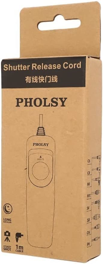 PHOLSY N10 Shutter Remote Control Cable Release Cord for Nikon Z5, Z7-II, Z6, Z6-II, D750, D780, D7500, D7200, D7000, D5600, D5500, D5300, D3300, D610, D600, D90, P7700, P7800, P950, Replaces MC-DC2 N10 for Nikon - Image 5