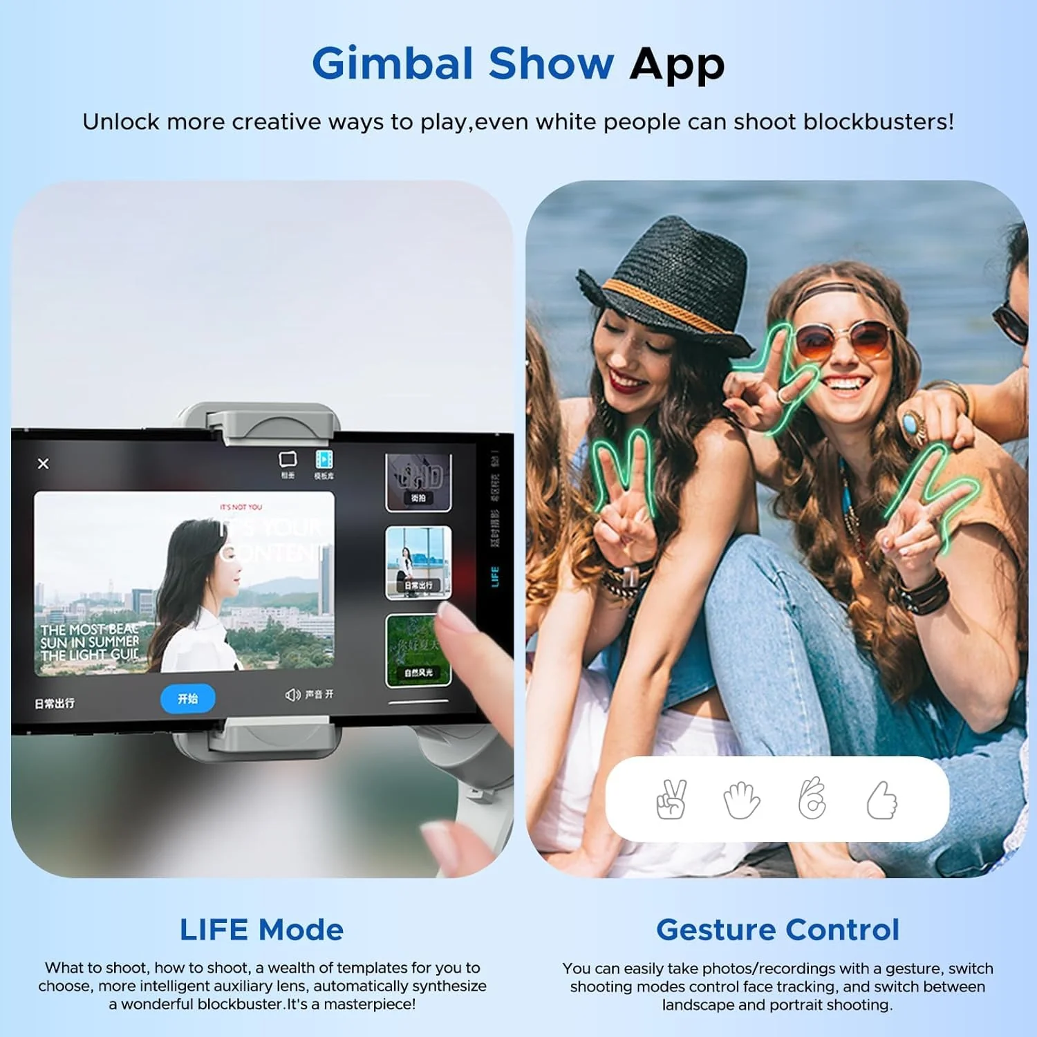 Phone Gimbal Stabilizer 3-Axis Foldable Gimbal for Video Recording with Face Trakcing TikTok YouTube Vlog Stabilizer for Android and iPhone 15/15 Pro Max/14/14 Pro GIMBAL 3 - Image 3