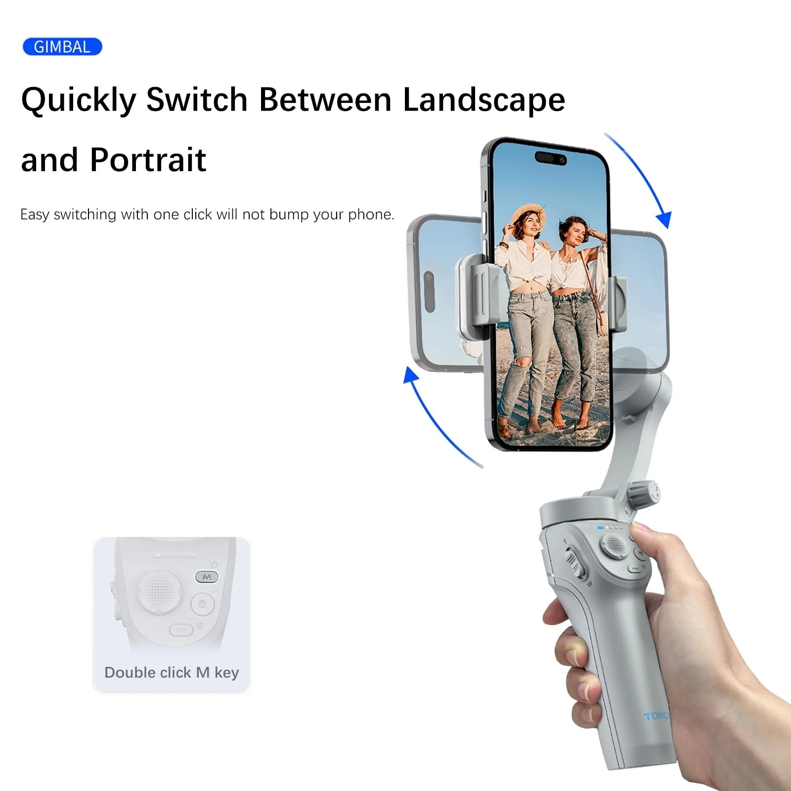 Phone Gimbal Stabilizer 3-Axis Foldable Gimbal for Video Recording with Face Trakcing TikTok YouTube Vlog Stabilizer for Android and iPhone 15/15 Pro Max/14/14 Pro GIMBAL 3 - Image 6