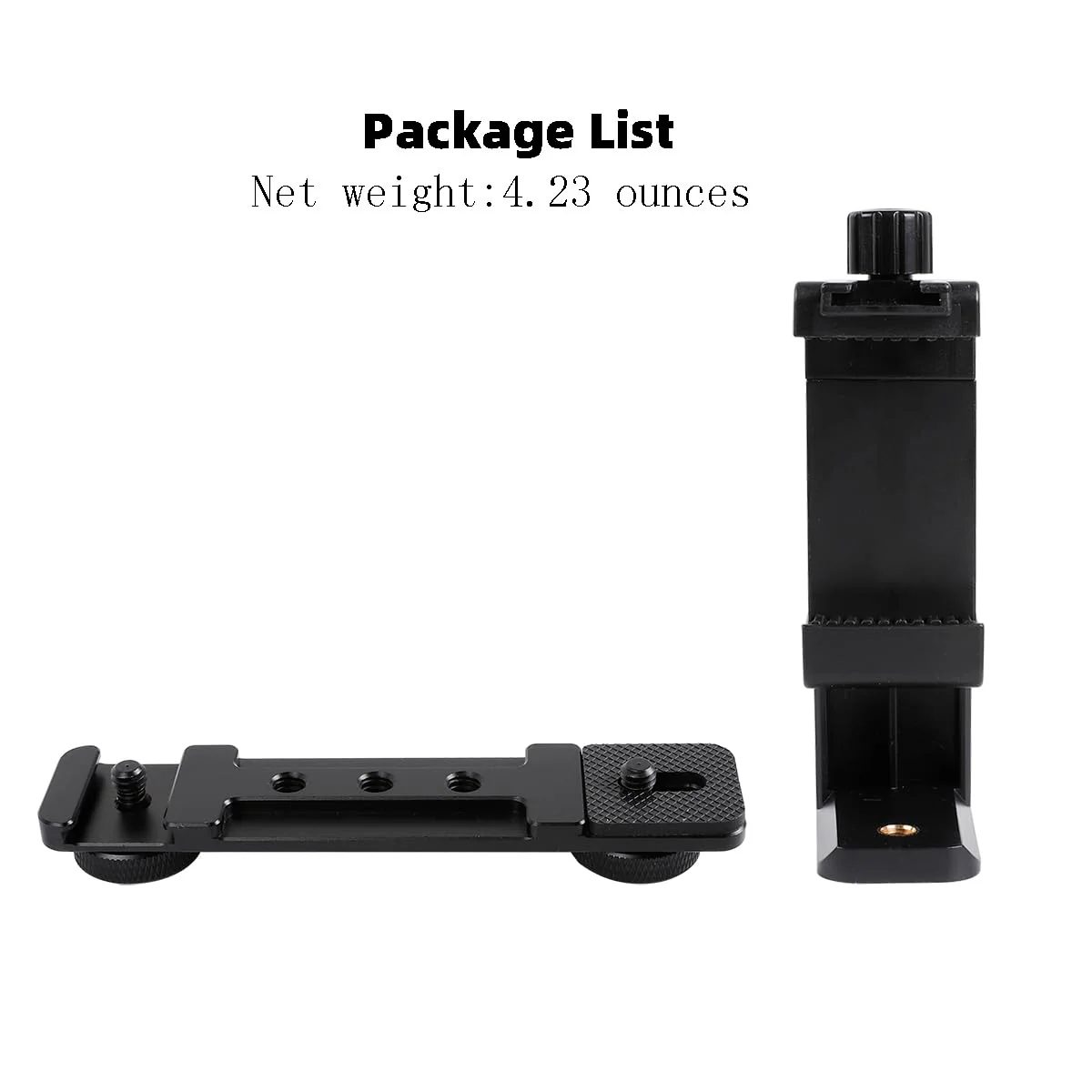 Phone Holder for DJI Osmo Pocket 3, Cell Phone Mount Expansion Accessories with 1/4" Thread Hole Used with Tripod and Extension Rod - Image 7