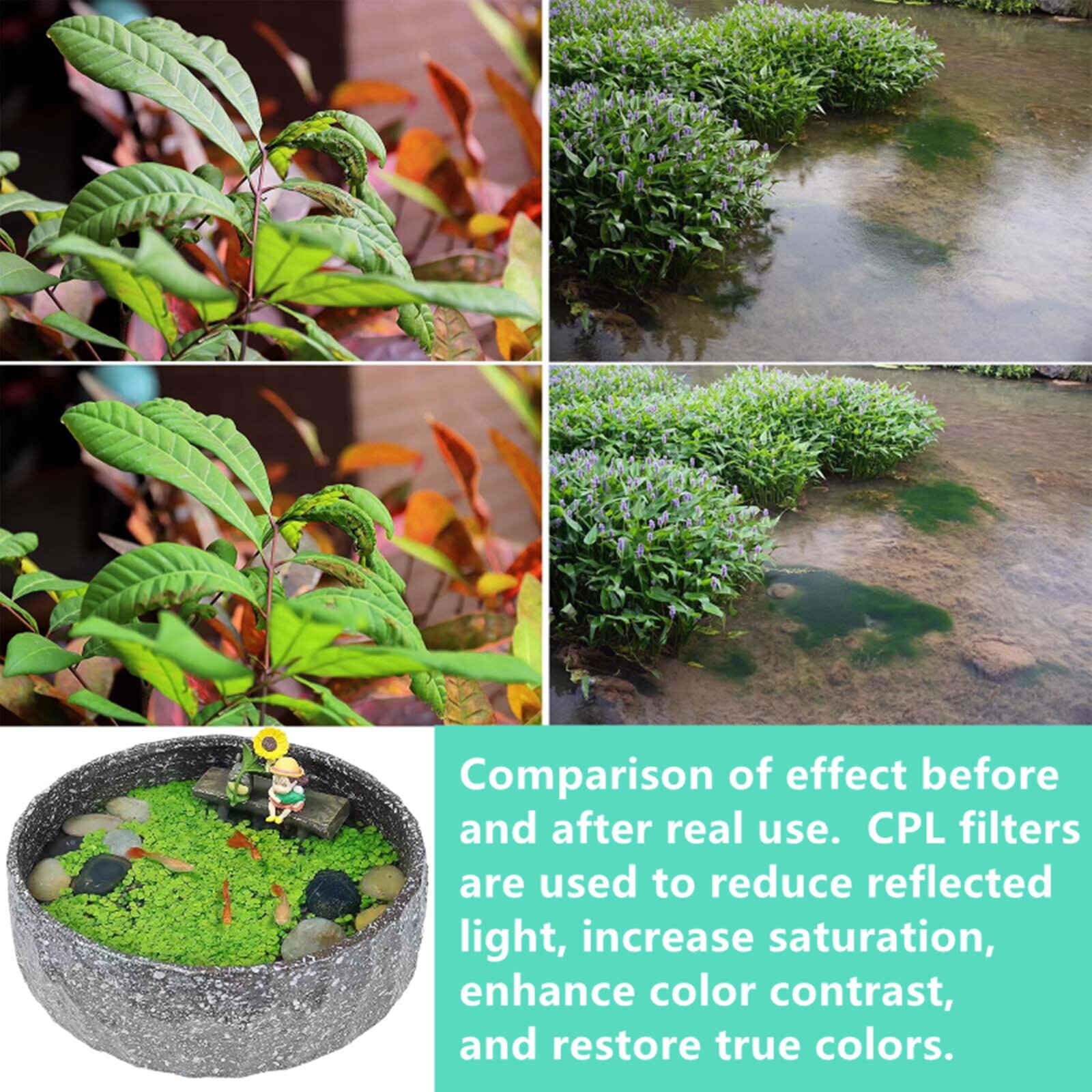 Phone Lens CPL Polarizer Filter for iPhone,Samsung and Other Smart Phones,Clip-on Adapter, HD Double-Sided Multi-Coated SLR Lens Grade Optical Glass, Mobile Phone Lens Accessories - Image 5
