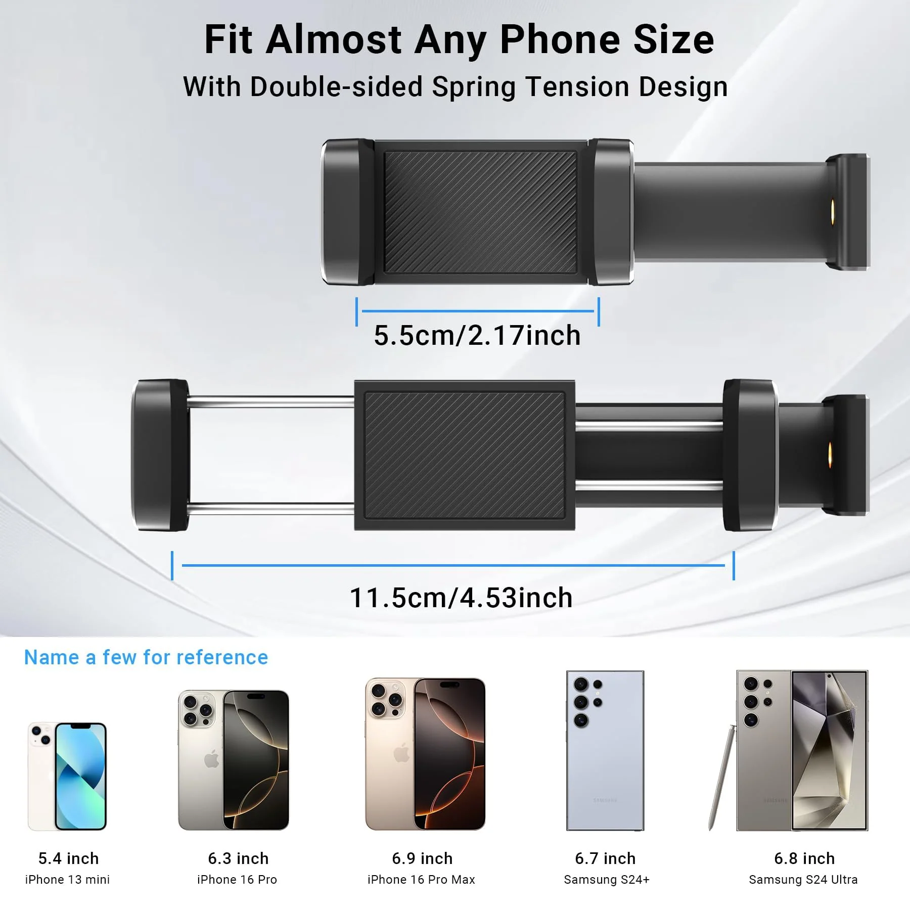 Phone Tripod Mount with Cold Shoe, 360° Rotation & 180° TiltTilting Cell Phone Clamp Adapter for Smartphone, Compatible with iPhone 17 16 15 Samsung S25, Selfie Stick, Camera Stand. - Image 5