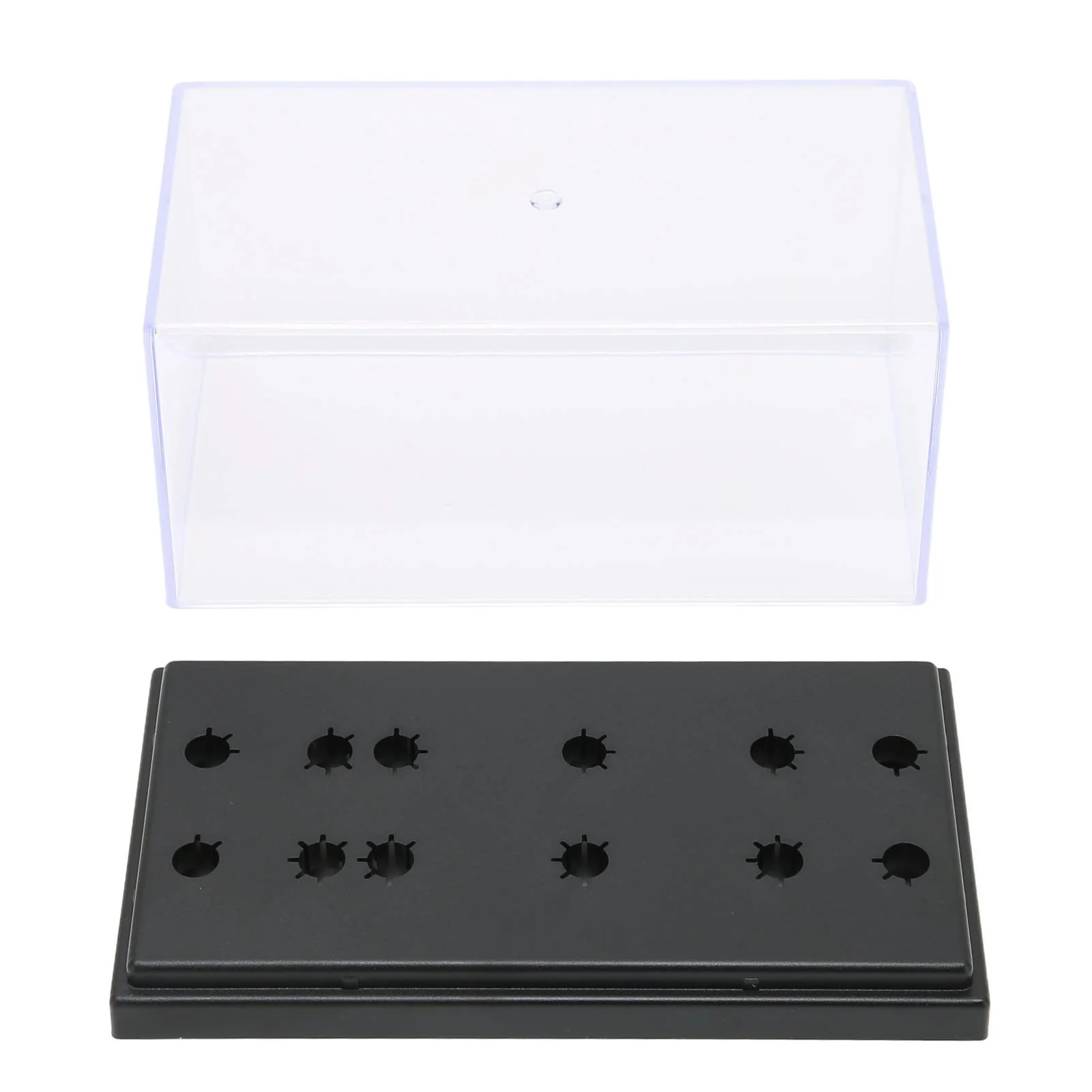Phonograph Headshell Storage Display Box, Acouto Nobso D Headshell Cartridge Keeper Phono Shell Case Turntable Holder Player Headshell Keeper Home Music Acrylic Phonograph Shell Case Phono Case - Image 3