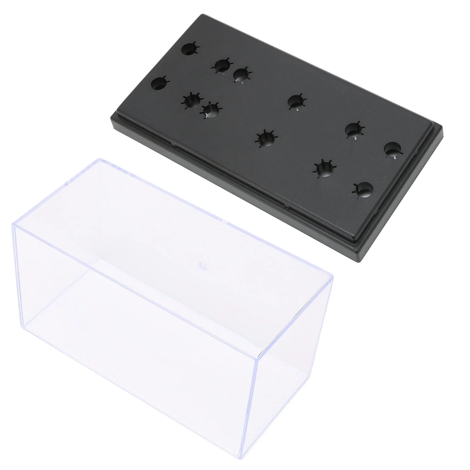 Phonograph Headshell Storage Display Box, Acouto Nobso D Headshell Cartridge Keeper Phono Shell Case Turntable Holder Player Headshell Keeper Home Music Acrylic Phonograph Shell Case Phono Case - Image 7