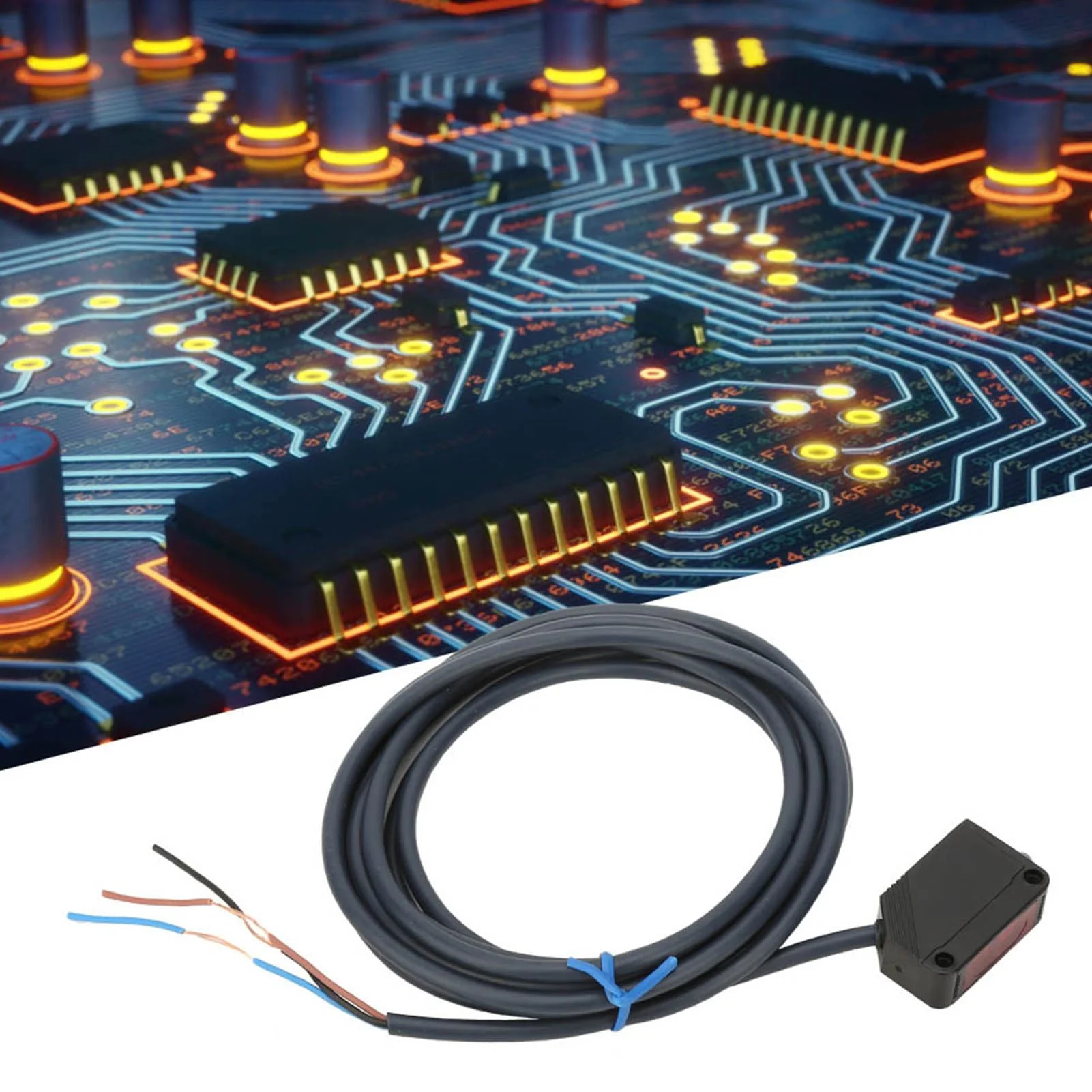 Photoelectric Infrared Switch, IR Photoelectric Sensor Switch, 12-24VDC E3Z-D61 Diffuse Reflection Infrared Sensor NPN Photoelectric Switch for Automatic Devices - Image 7