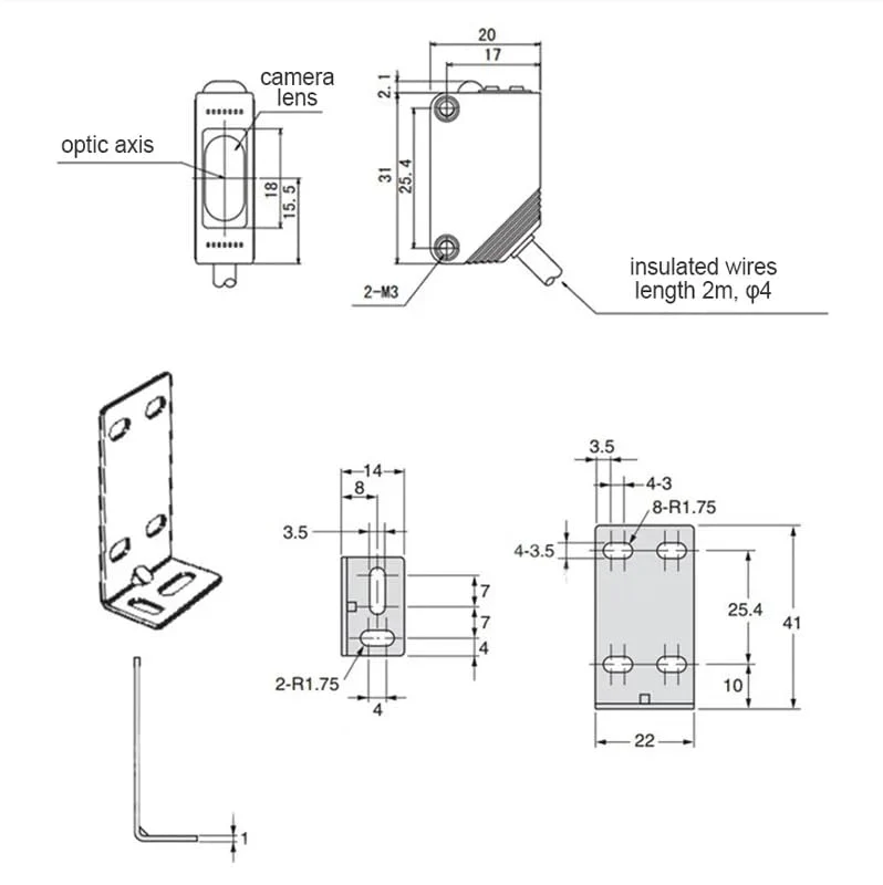 Photoelectric Infrared Switch, IR Photoelectric Sensor Switch, 12-24VDC E3Z-D61 Diffuse Reflection Infrared Sensor NPN Photoelectric Switch for Automatic Devices - Image 9