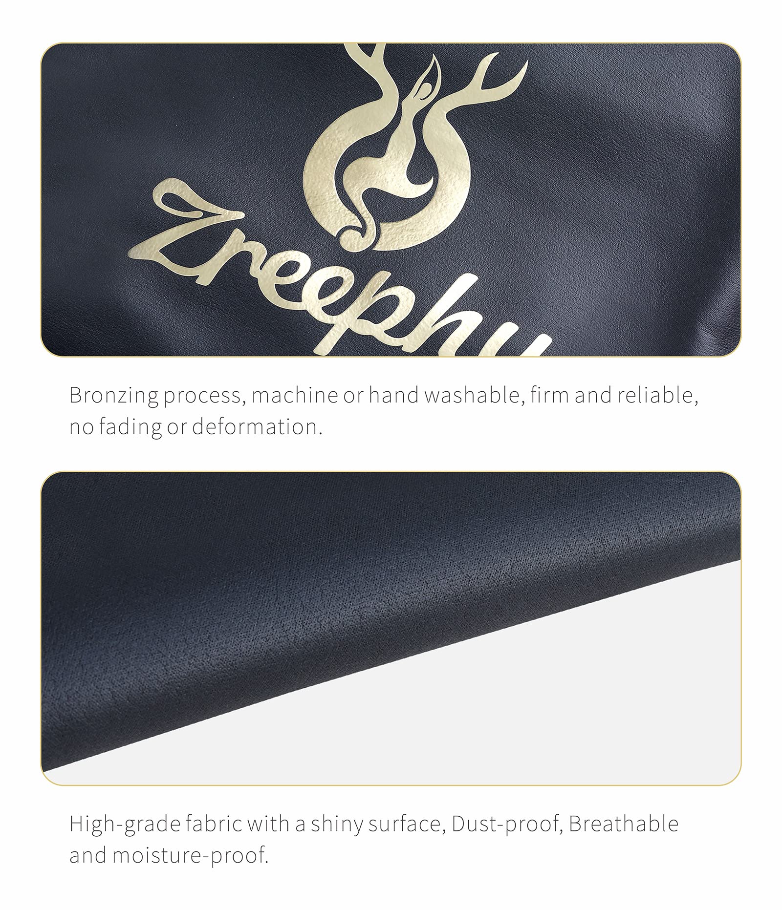 Piano 88 Keys Keyboard Dust Cover with Music Stand Opening of Zipper Design, Dust Proof Cover Compatible for Yamaha P35 P45 P48 P71 P85 P95 P105 P115 P125 Digital Pianos Keyboards Black - Image 5