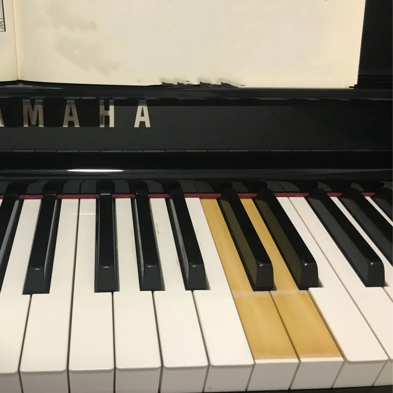 Piano Key Top Piano Accessories The White Keyboard Top Does Not Require Sanding For Easy Installation Of The Piano Key Replacement - Image 3