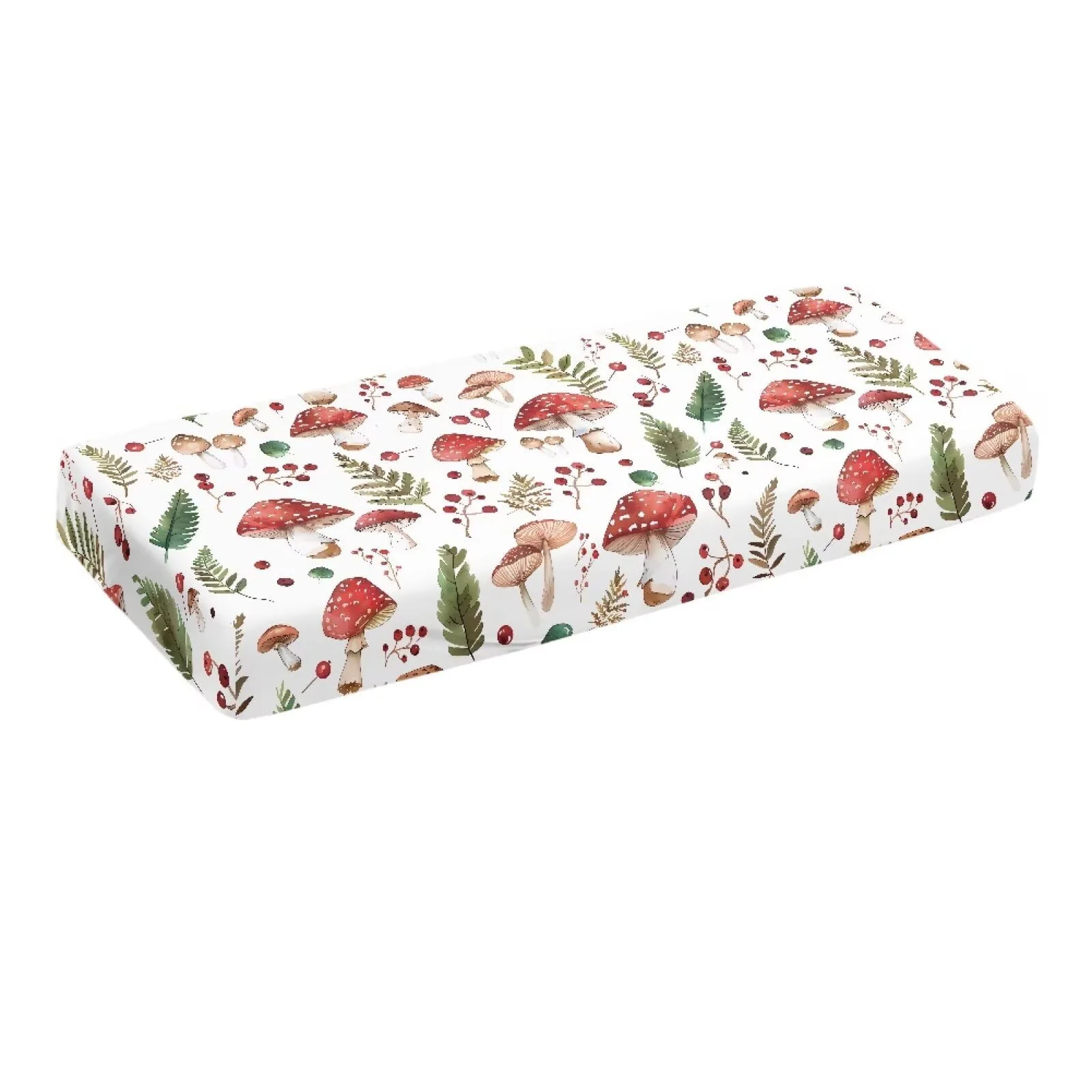 Piano Keyboard Cover 61 Keys,Keyboard Piano Accessories,Piano Keyboard Cover,Piano Cover,Keyboard Dust Cover,Chic Mushroom Print White Small Chic Mushroom Print White