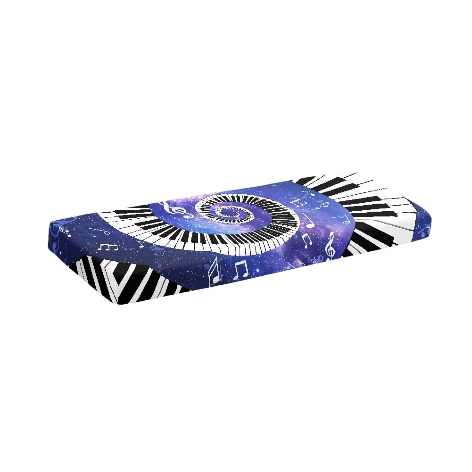 Piano Keyboard Cover Galaxy Music Notes Print Piano Keyboard Dust Cover for 54-88 Keys Electric Digital Piano Cover Cloth Full Cover Keyboard Protector Accessorie Large - Image 7