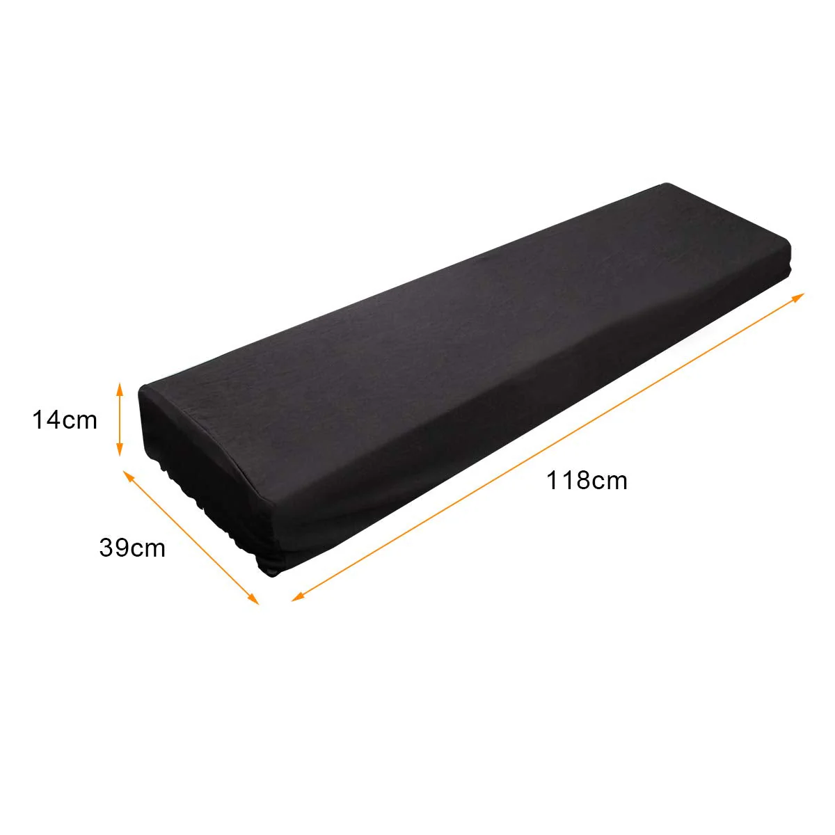 Piano Keyboard Dust Cover For 61/76/88 Keys- Electric/Digital Piano Stretchable Protective Keyboard Cover, Elastic Cord Locking Clasp, Machine Washable (88 Keys) 88 Keys - Image 2
