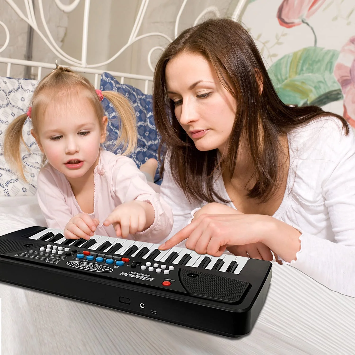 Piano Keyboard for Kids, EOOLEOW 37 Keys Portable Electronic Piano for kids with Microphone - Music Keyboard Piano Toys for 3 4 5 6 7 8 9 Year Old Boys and Girls (Black) Black - Image 7