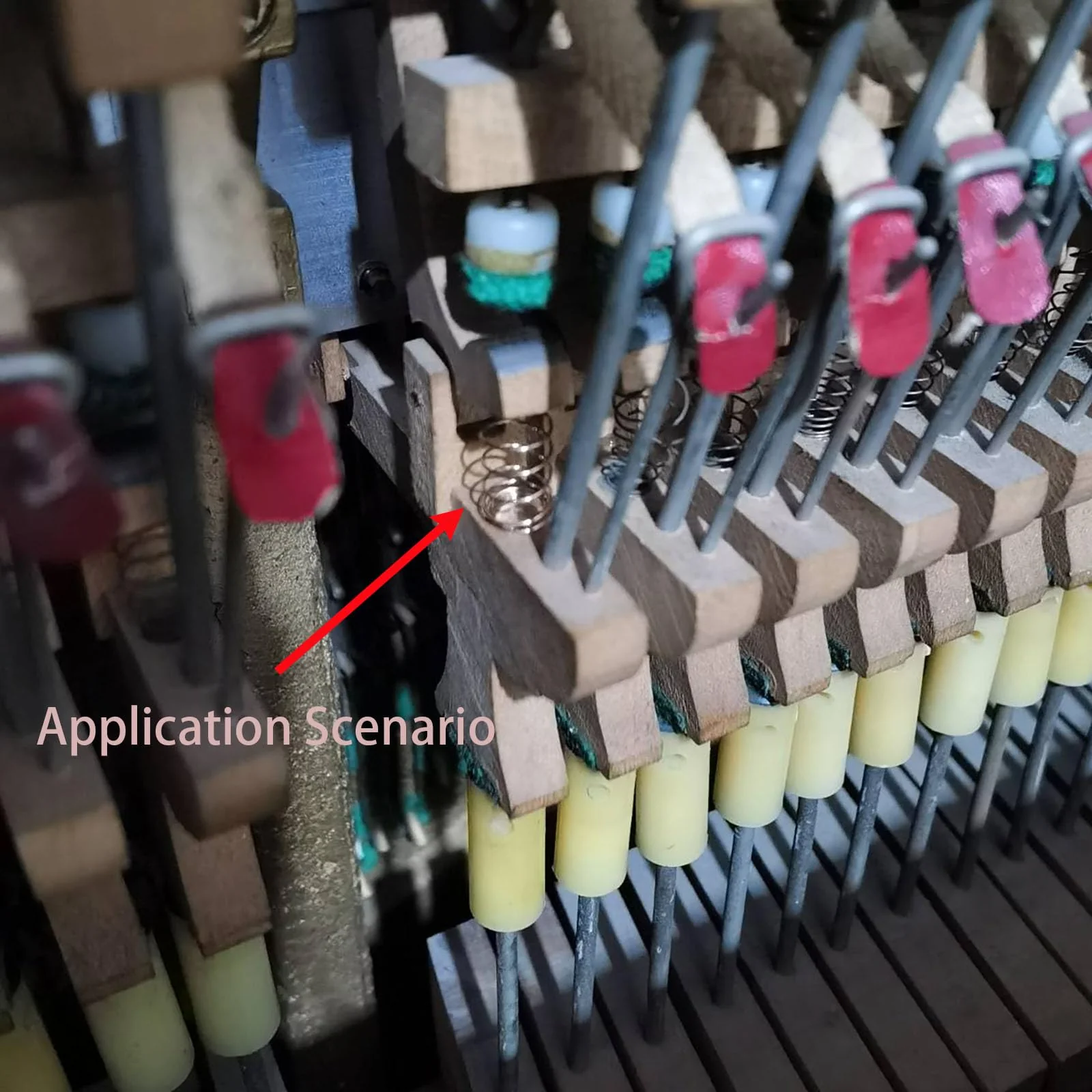 Piano Parts, Vertical Piano, Copper Springs,Jack Spring Maintenance Piano Accessories, One Package Of 90 Piano Linkage Springs - Image 2
