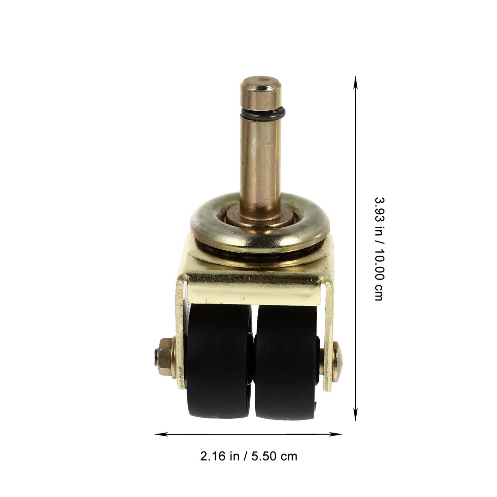 Piano Wheels Caster with screws Replacement Heavy Duty Double Wheel Casters Piano Accessories Furniture Caster for Upright Pianos Golden - Image 2