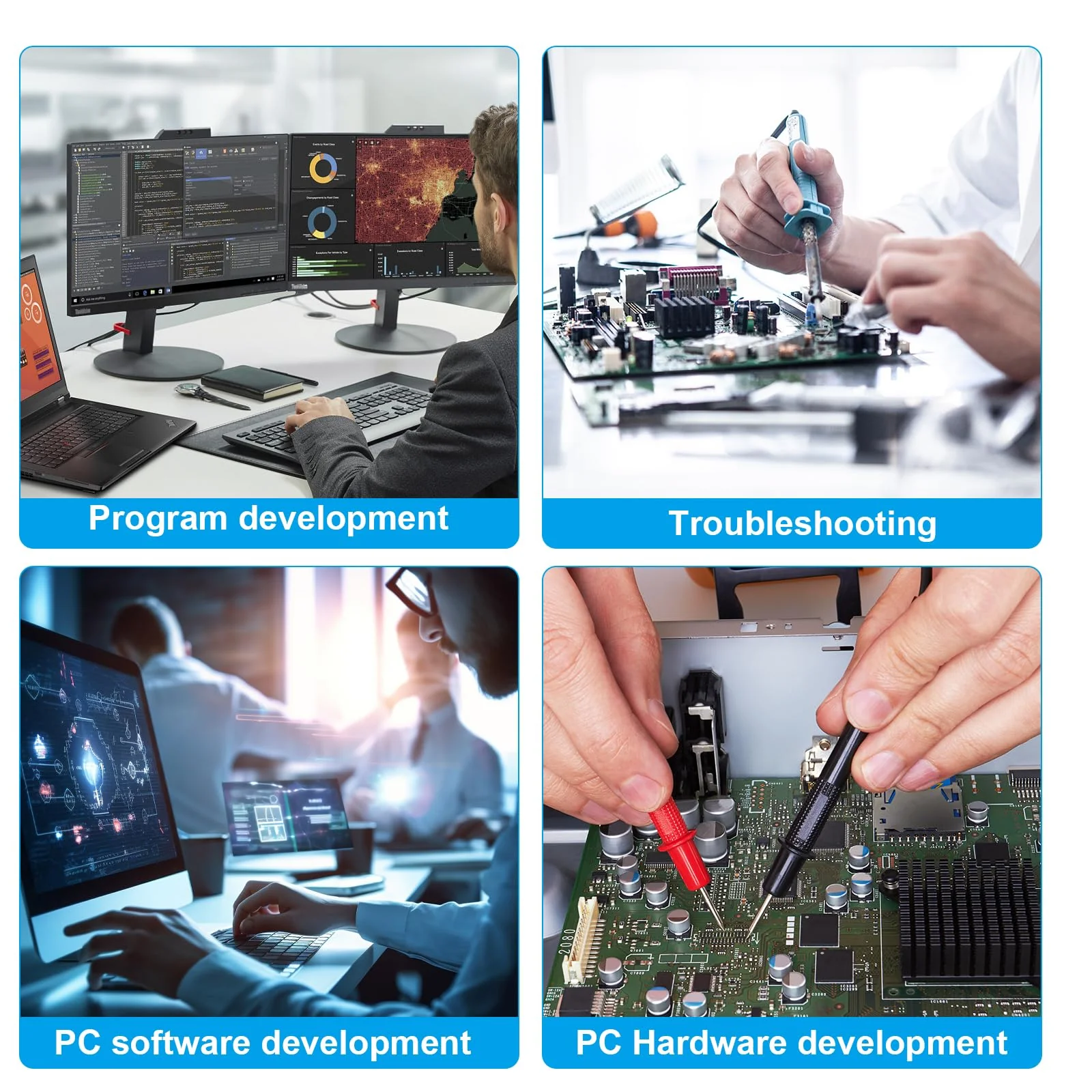 Pickit 3 Kit3 PIC Programmer, AYWHP Microcontroller Programmer, Emulator, USB Cable for Programming, Troubleshooting, PC Software and Hardware Development - Image 7