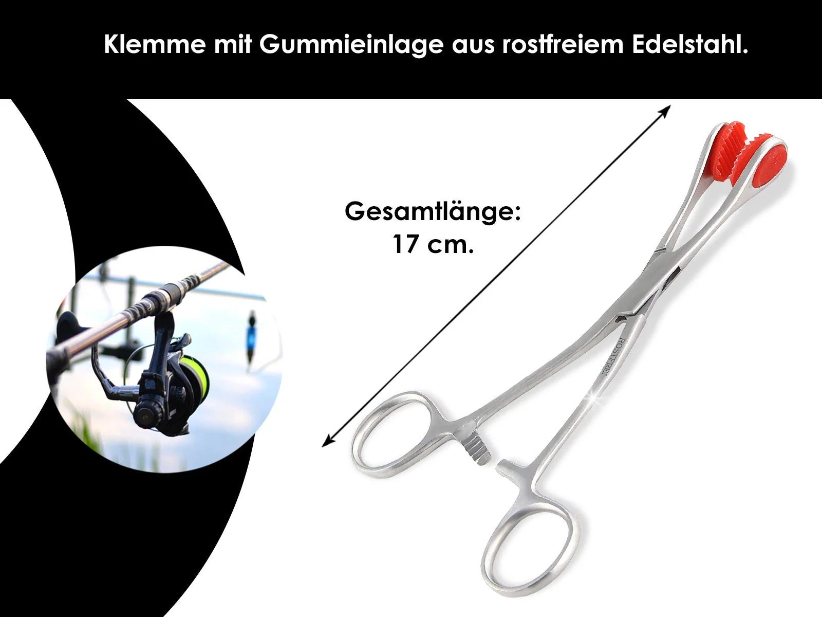 Piercing Clamp Pliers 17 cm Stainless Steel Rustproof - Image 2