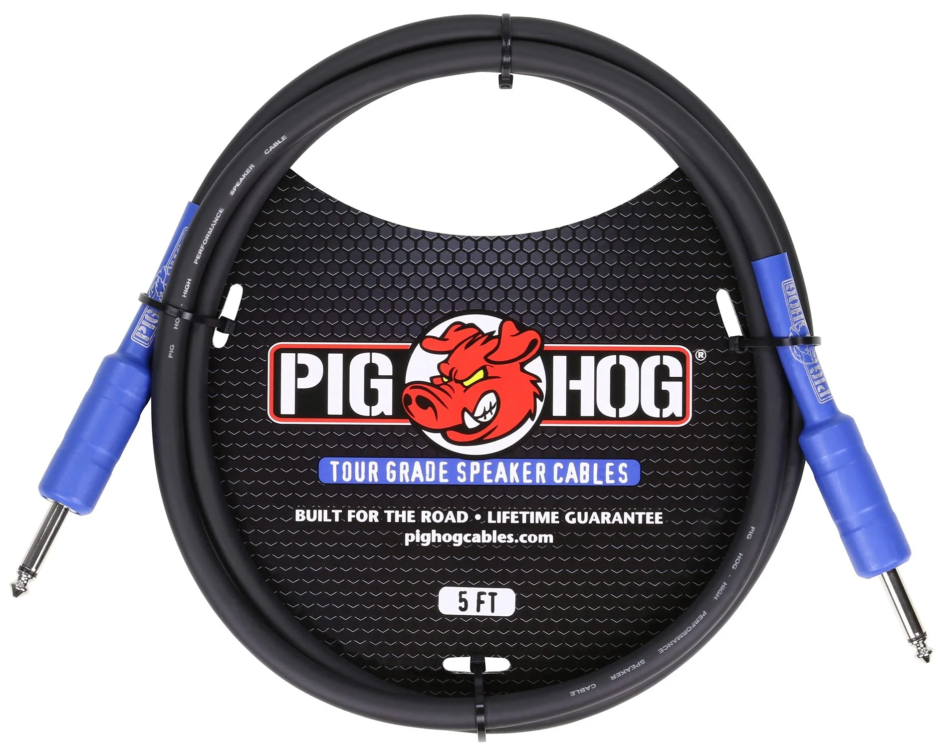 Pig Hog PHSC5 9.2mm Speaker Cable, 5 Ft - 2 Pack - Image 2