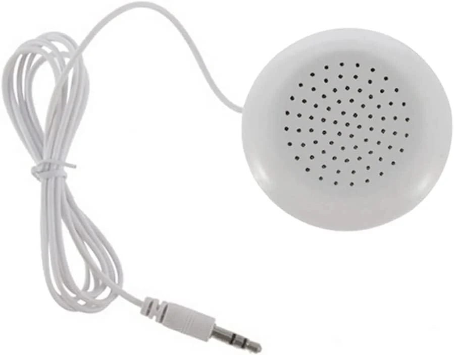 Pillow Speaker, Portable 3.5mm Mini Pillow Stereo Outdoor Speaker for iOS, iOS, iOS, MP3, MP4, Android, CD Player etc,- White - Image 5