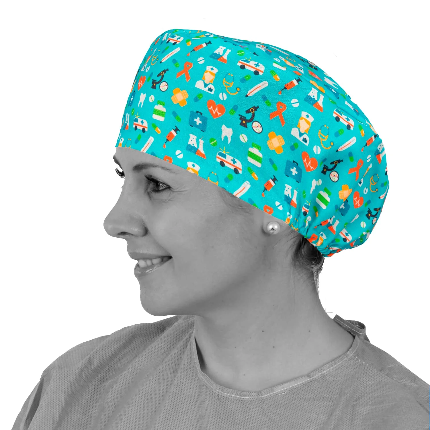 Pilucaps, Op Cap Long Hair Life Unisex Hat for Men and Women, 100% Cotton, multicoloured - Image 3
